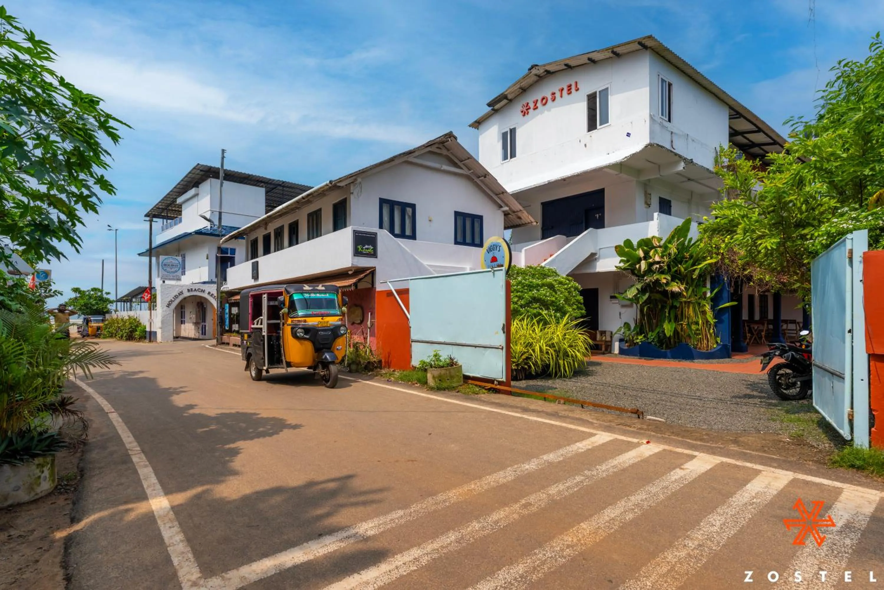 Property building in Zostel Alleppey