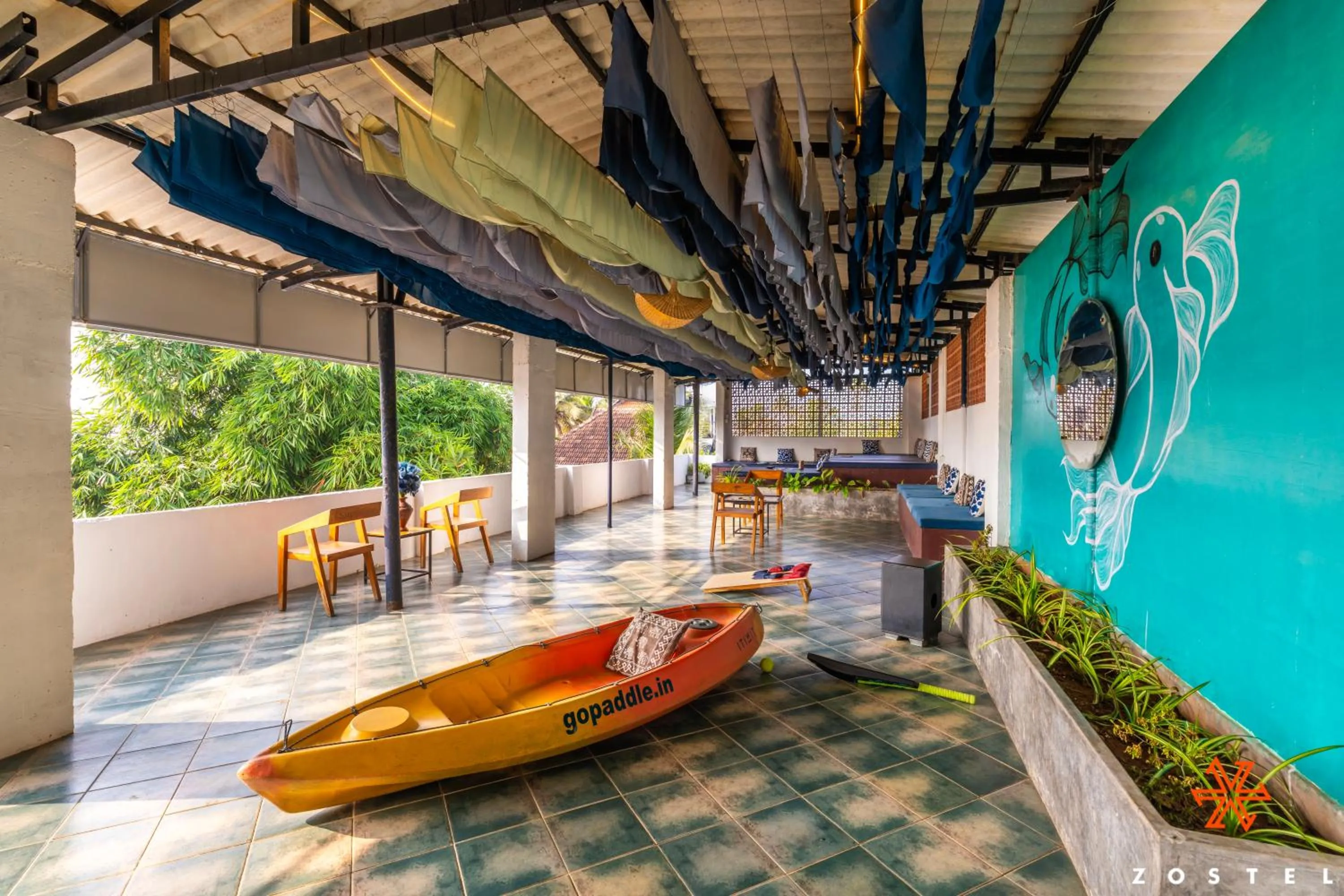 Day in Zostel Alleppey
