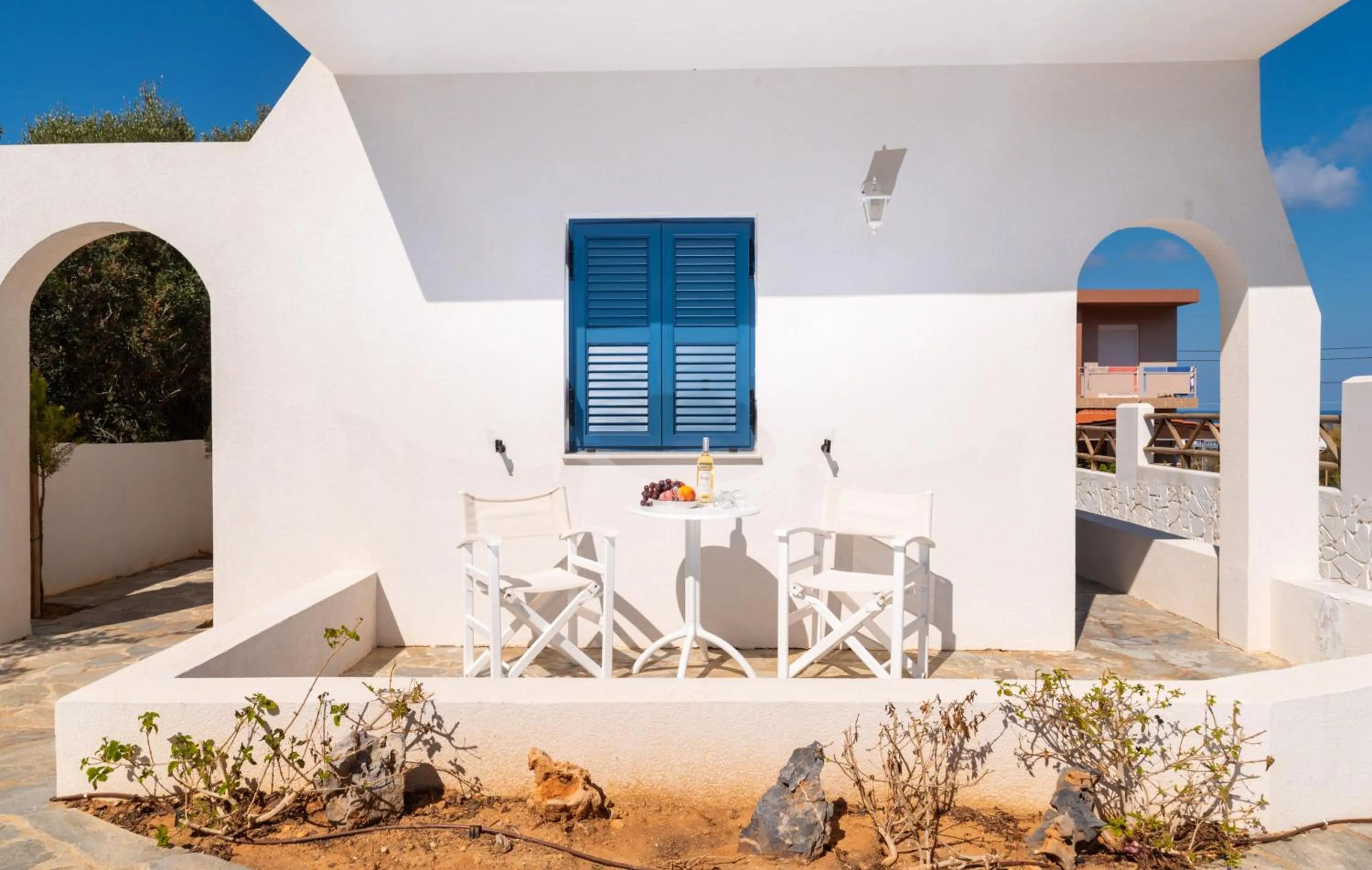 Seating area in Okirroi Villas Chersonissos