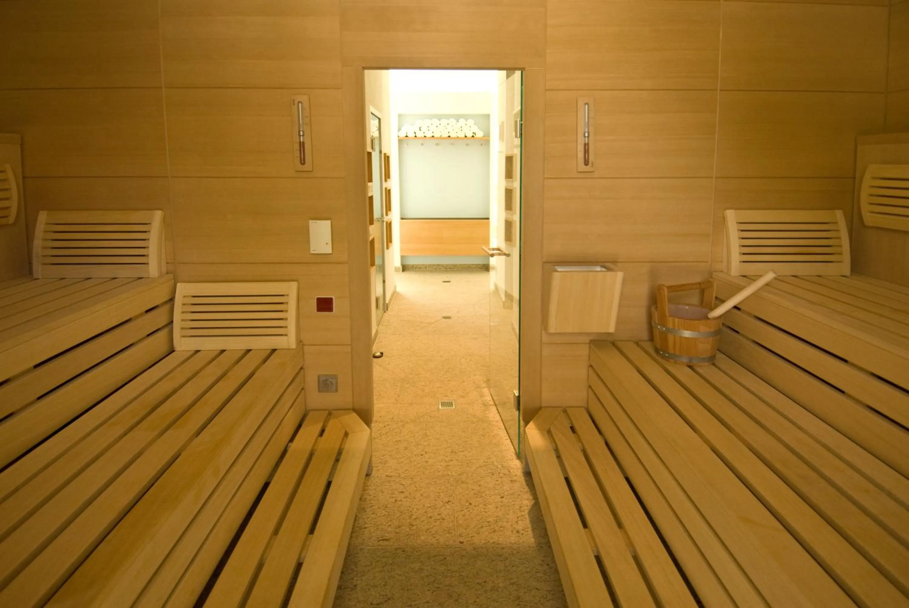 Sauna in Hubertus Hof Landhotel