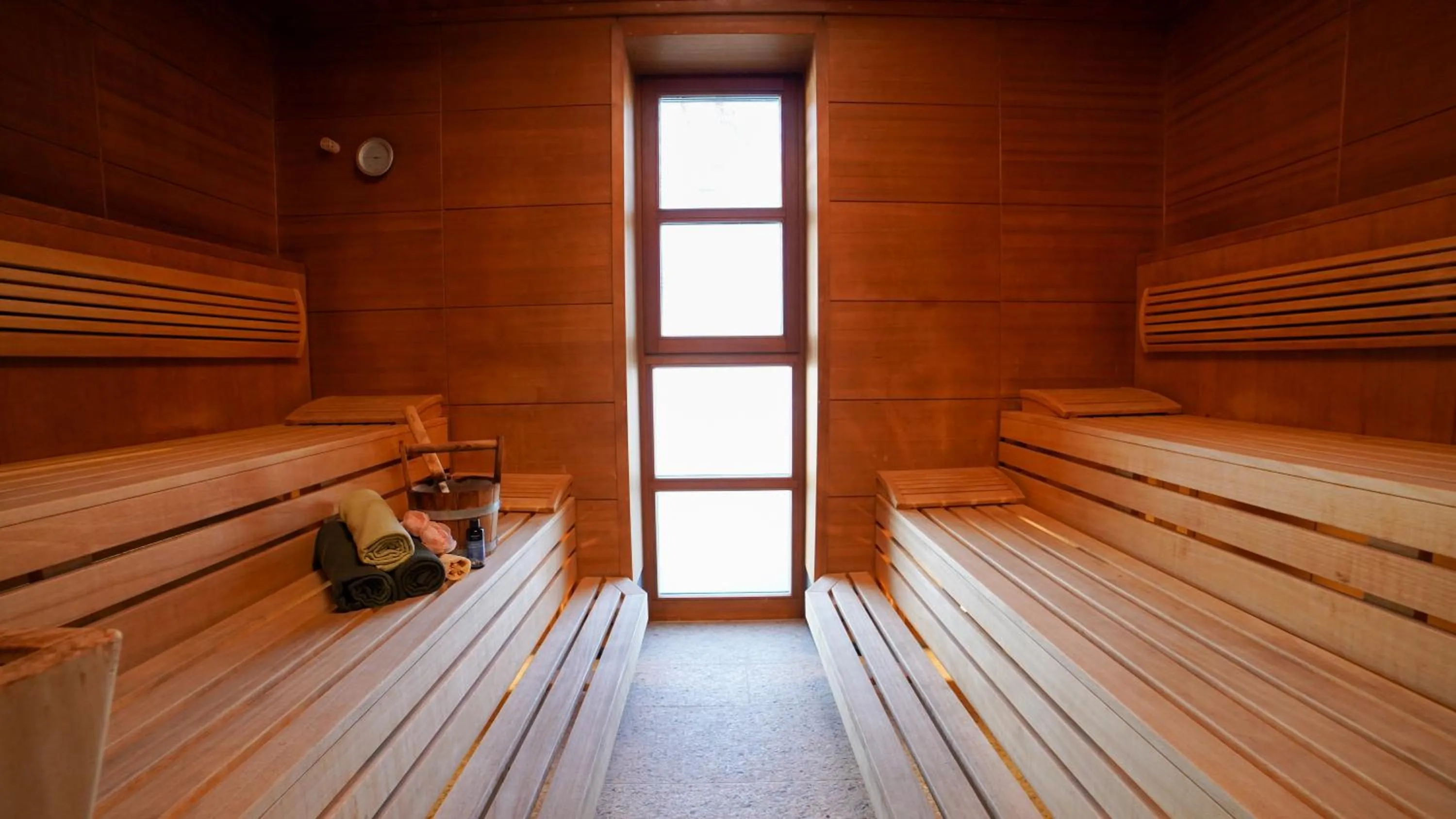 Sauna in Hubertus Hof Landhotel