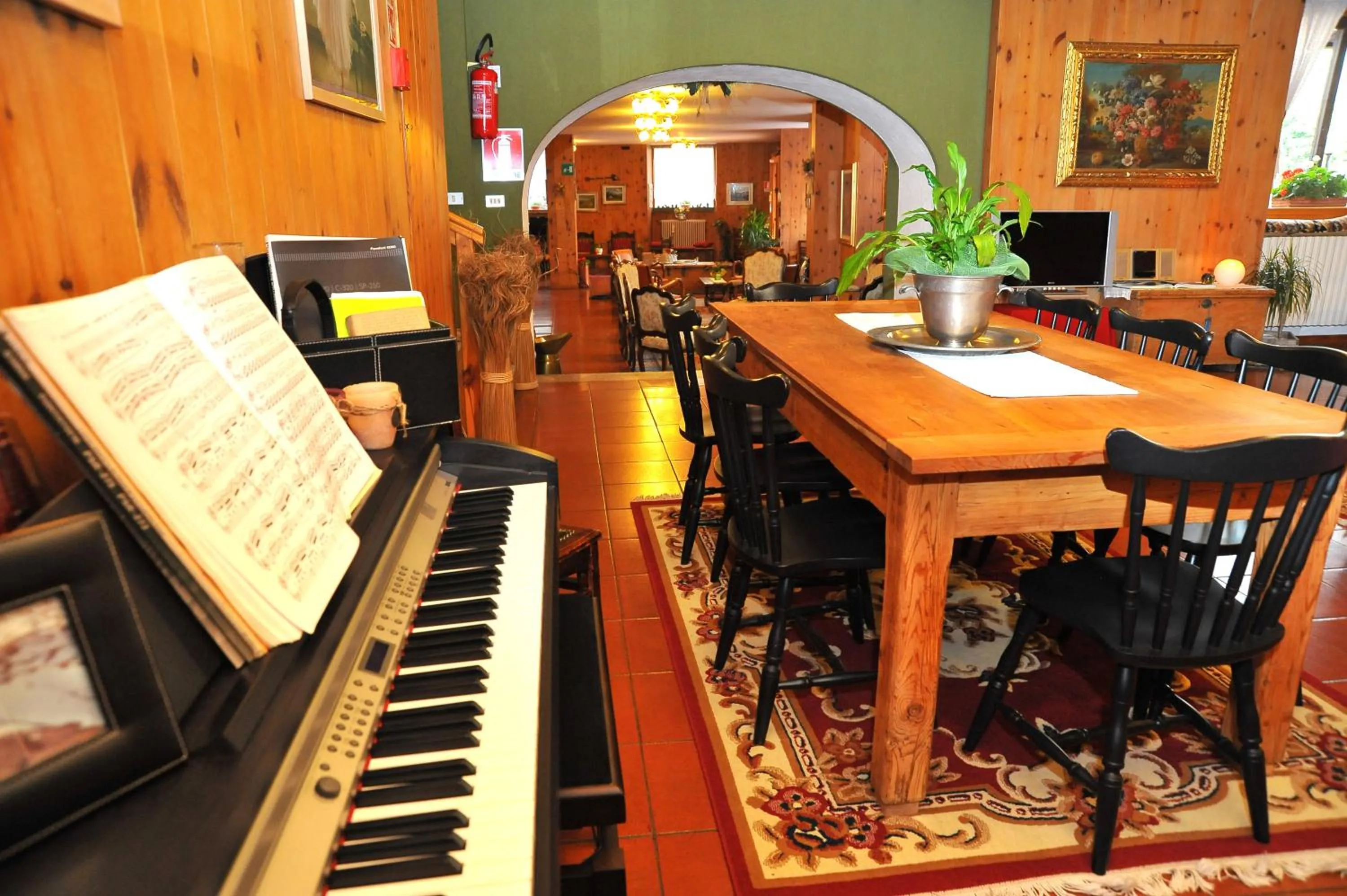 Living room in Albergo Stelvio