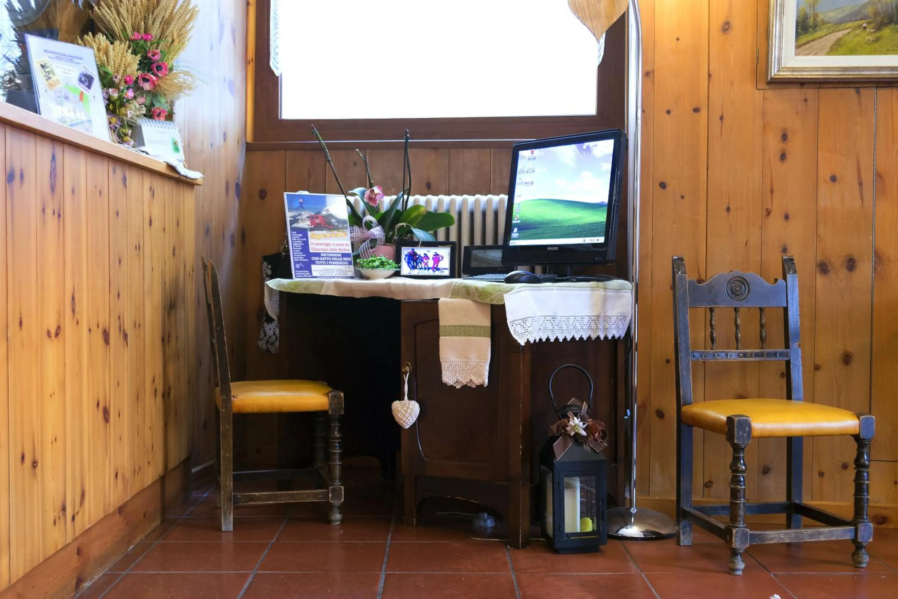 Lobby or reception in Albergo Stelvio