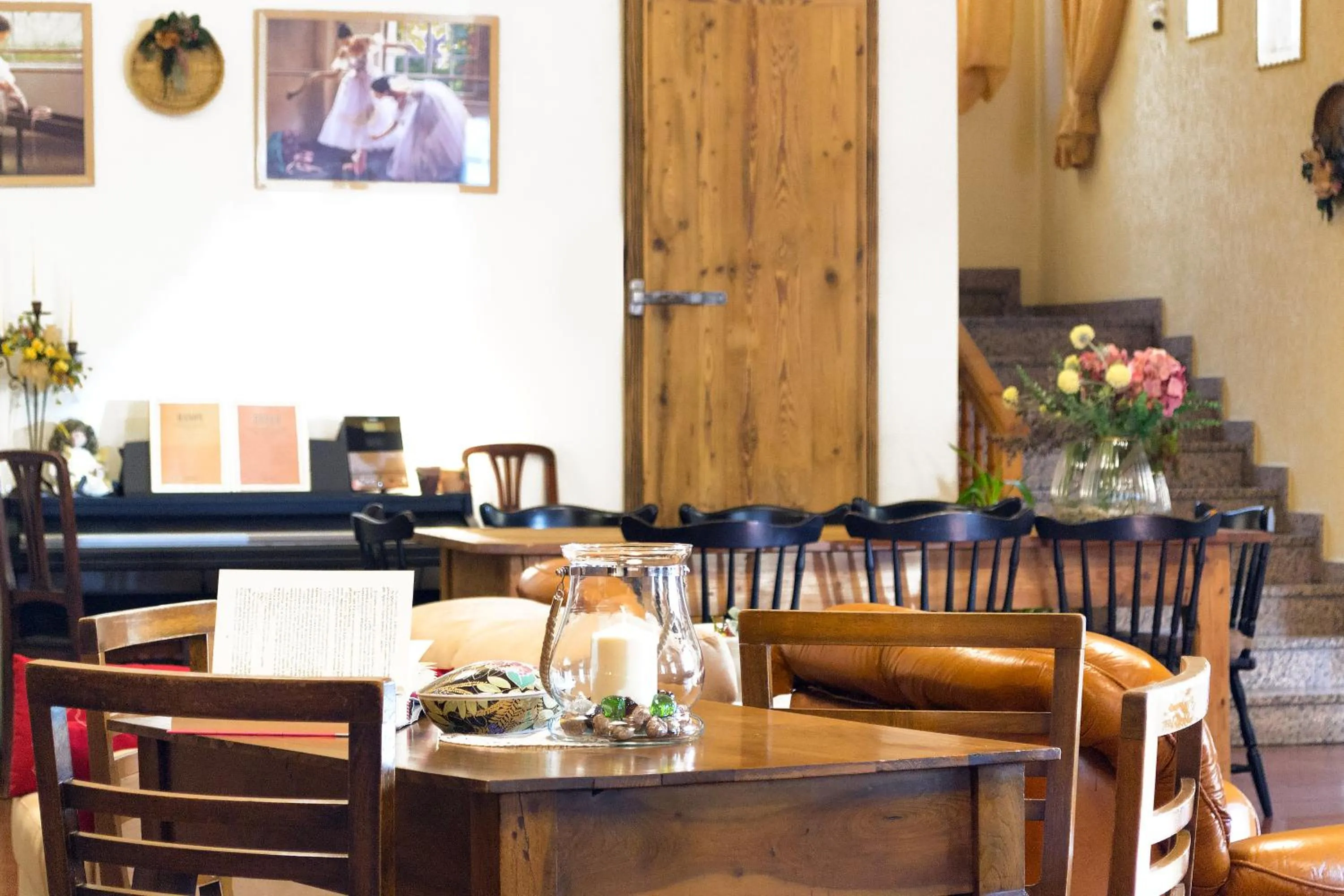 Communal lounge/ TV room in Albergo Stelvio