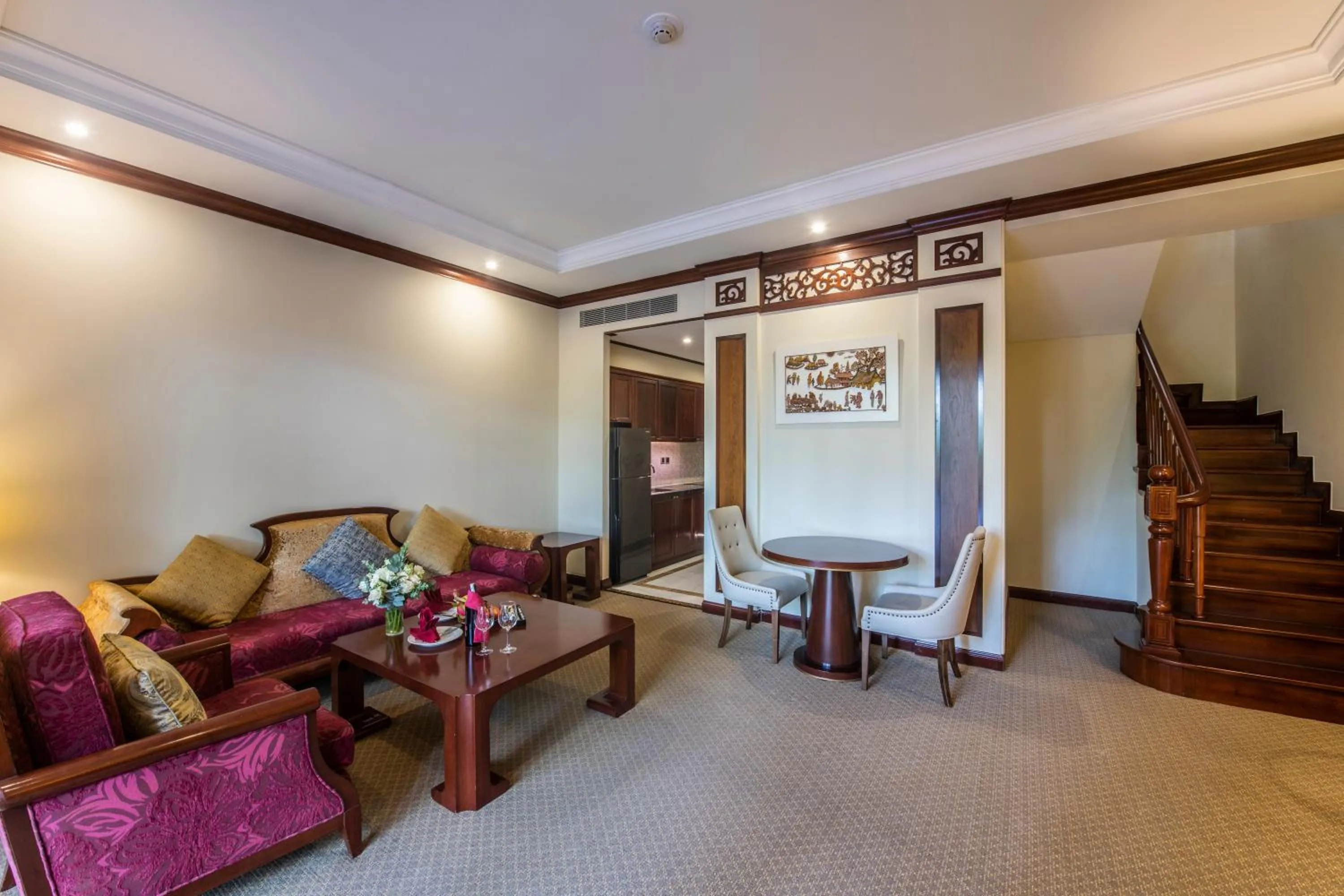 Living room in Vinpearl Luxury Nha Trang