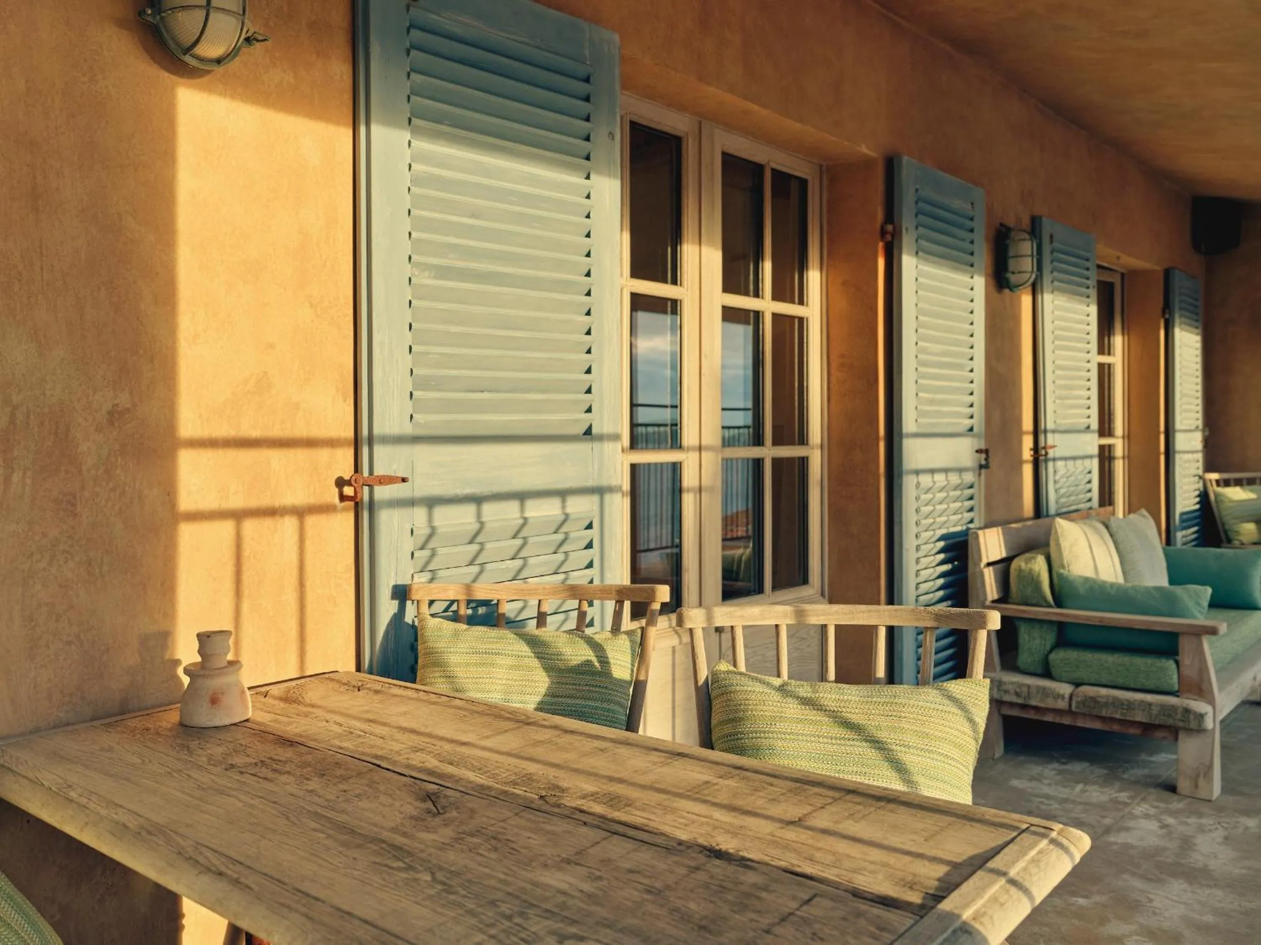 Balcony/Terrace in Hotel la Ponche