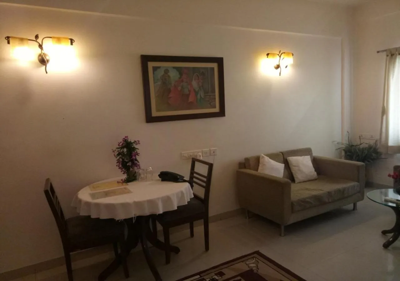 Seating area in Hotel Surbhi