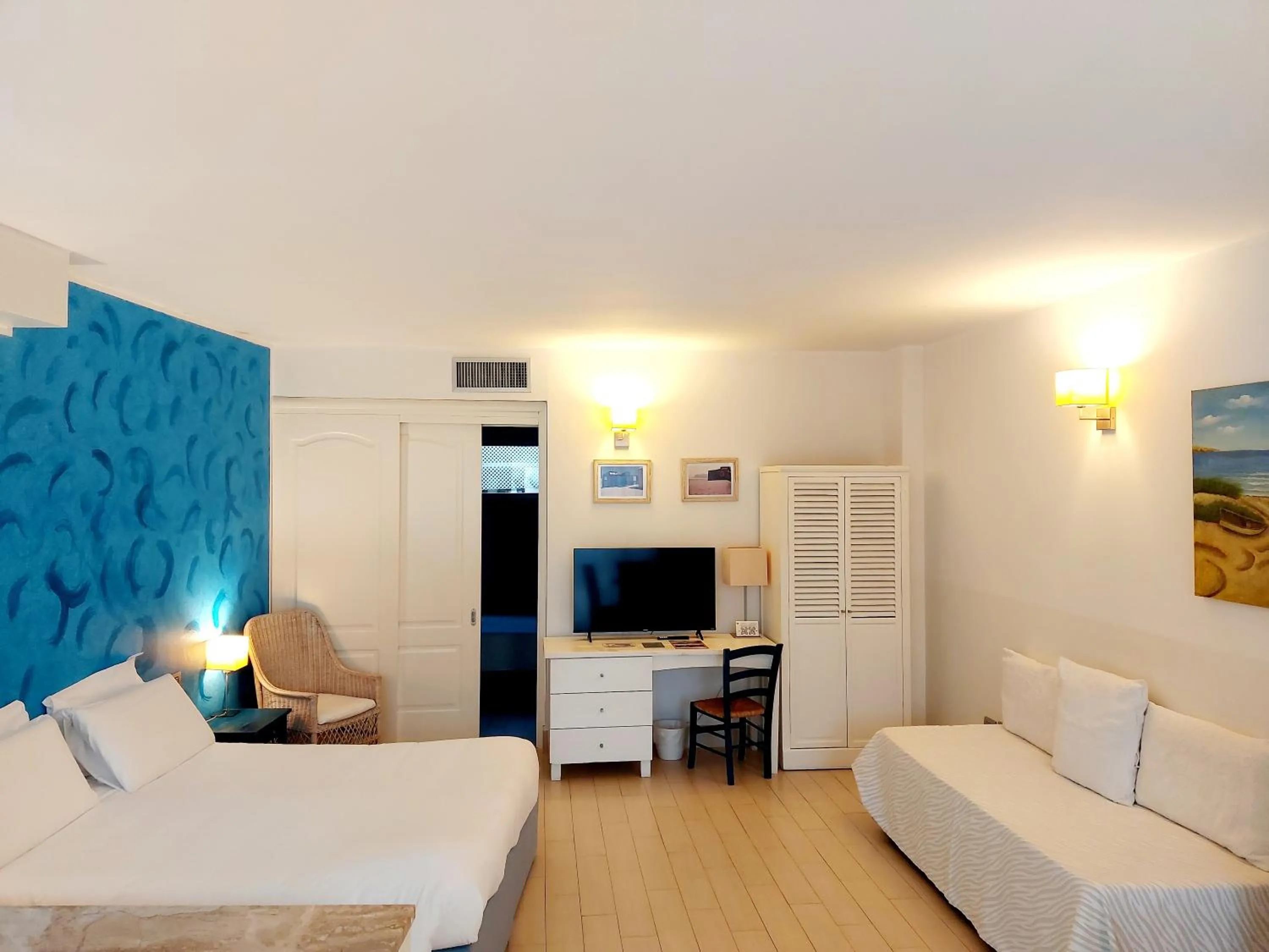 Bedroom, Bed in Hotel La Villa Del Mare