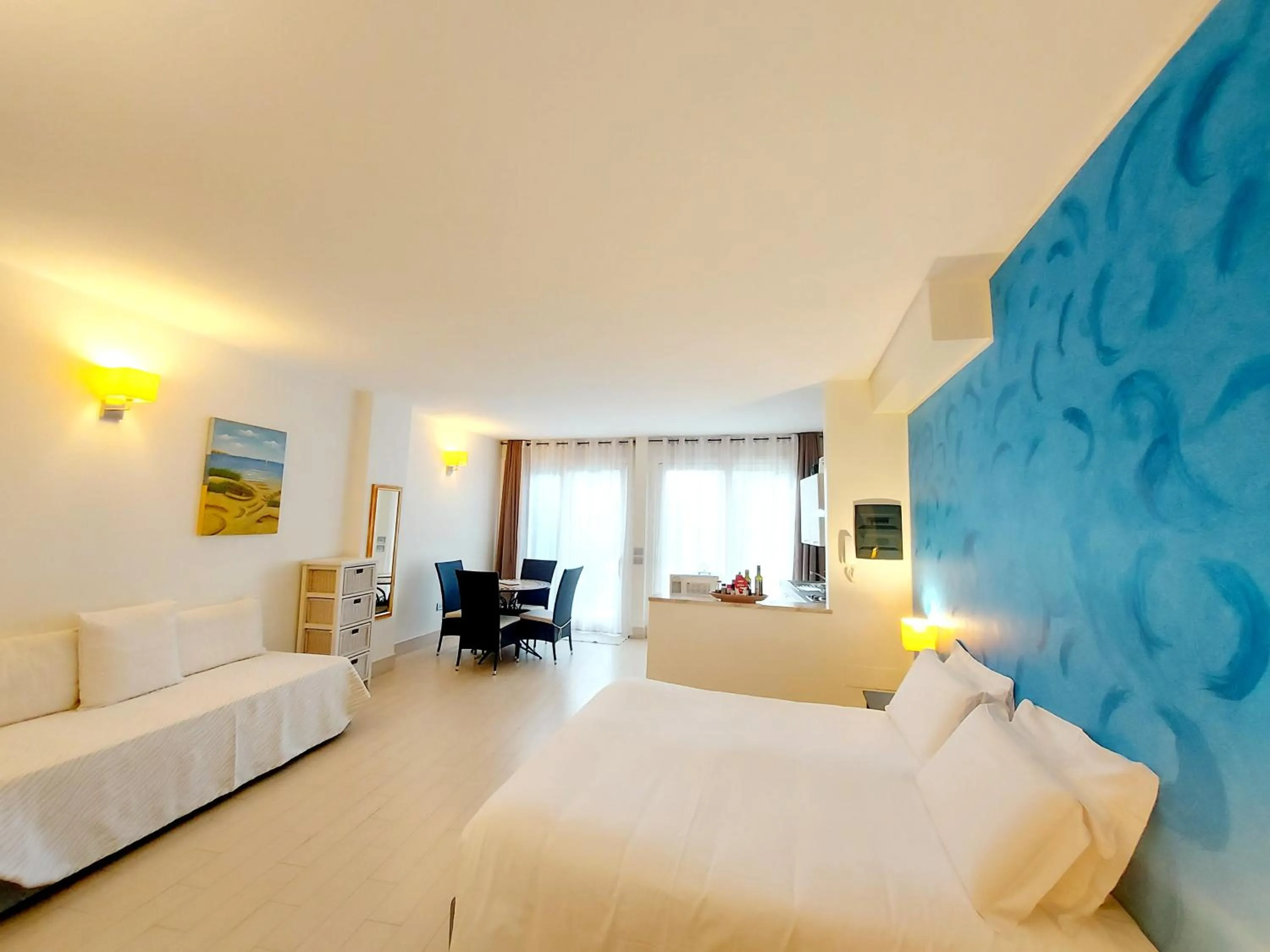 Bedroom, Bed in Hotel La Villa Del Mare