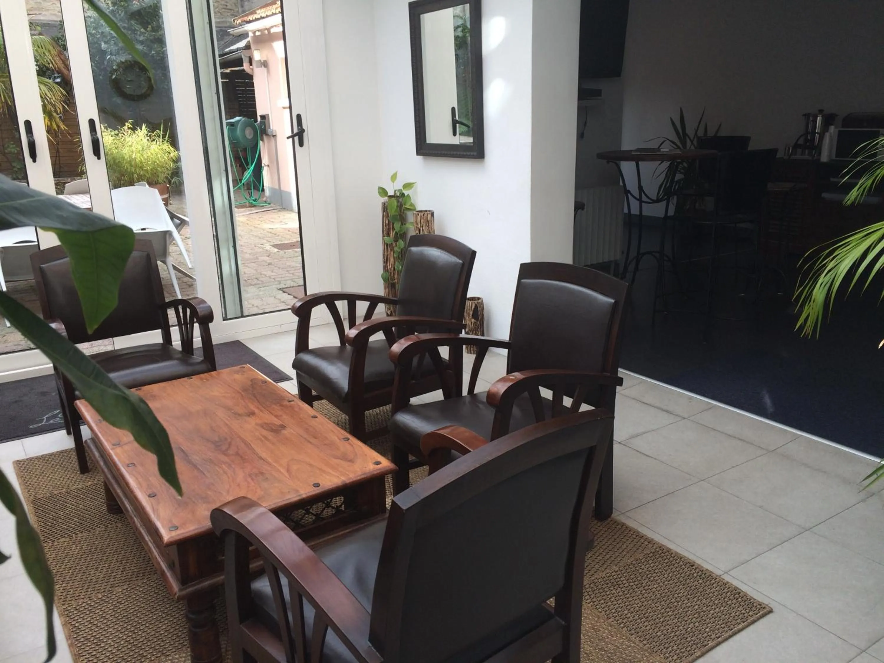 Patio in Smartappart Cherbourg (la rose des vents)