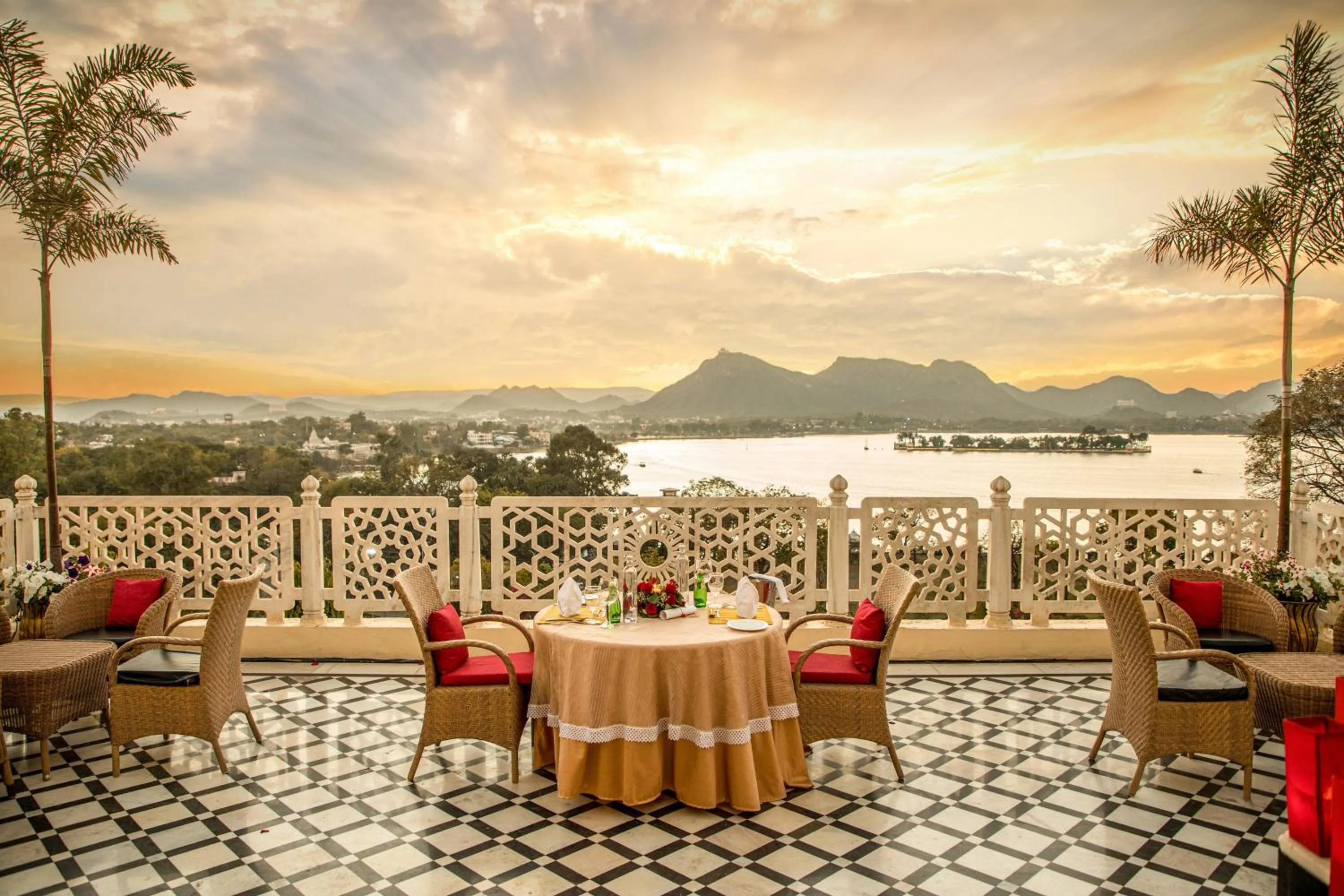 Balcony/Terrace in The Lalit Laxmi Vilas Palace