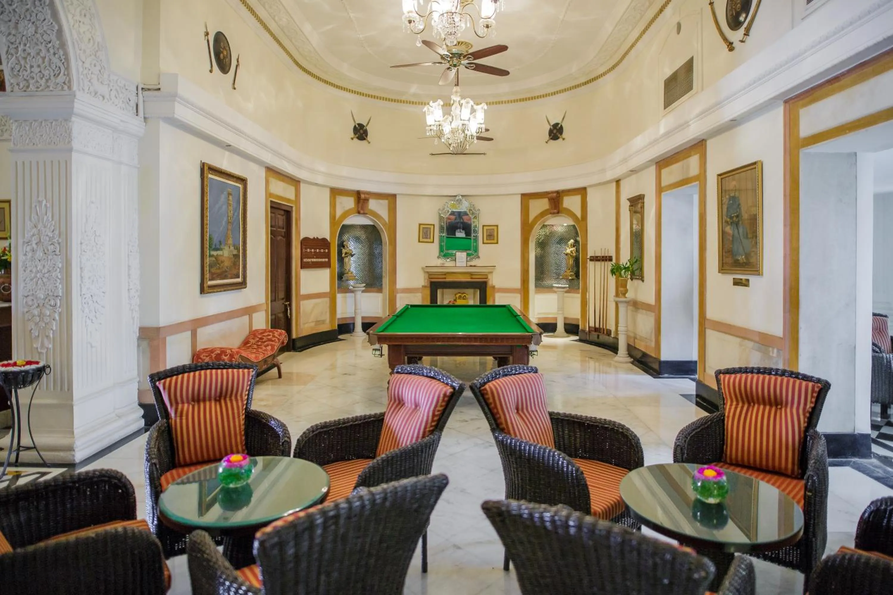 Billiard in The Lalit Laxmi Vilas Palace