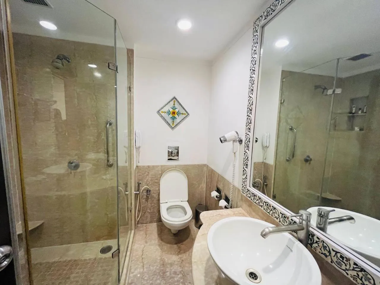 Bathroom in The Lalit Laxmi Vilas Palace