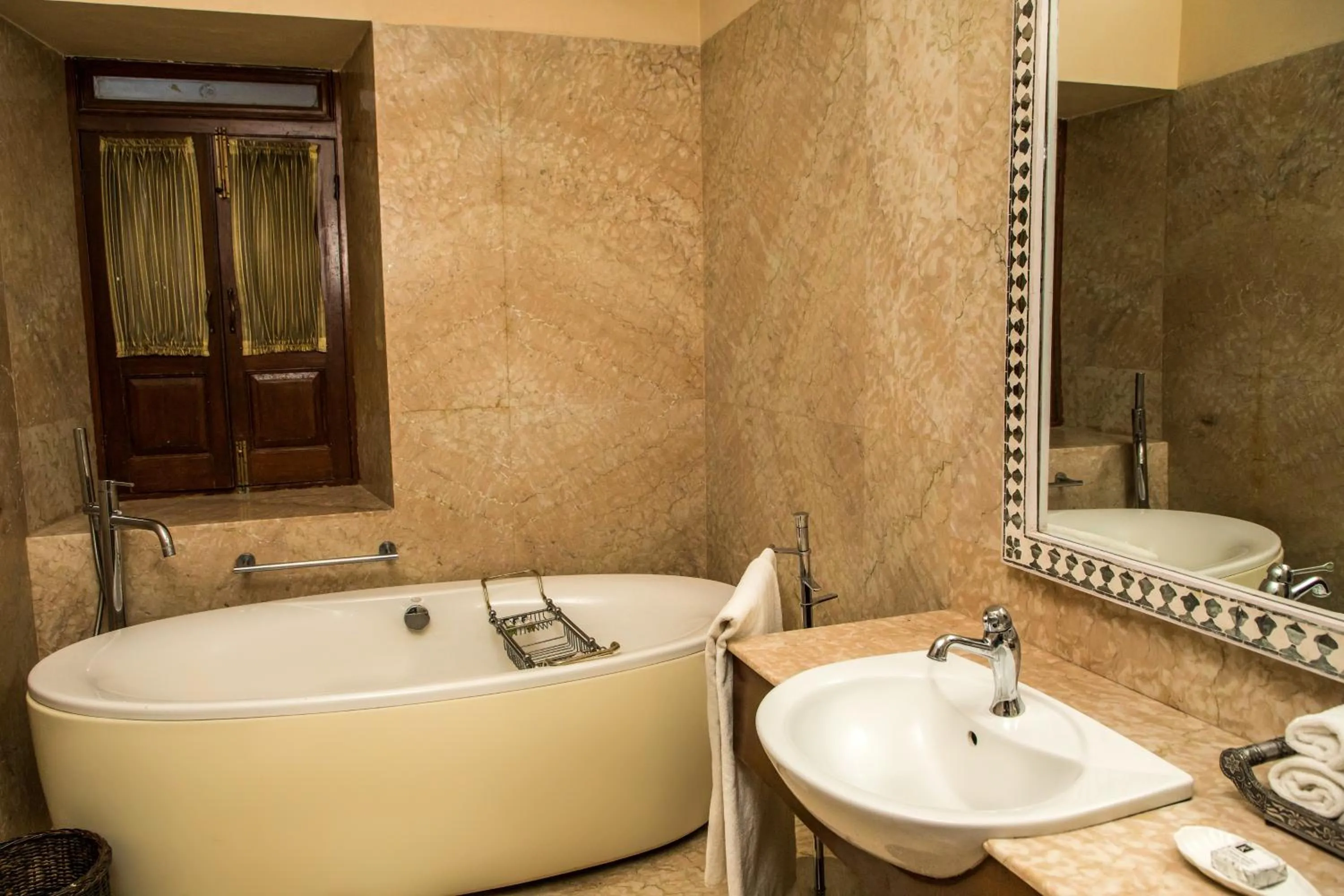 Bathroom in The Lalit Laxmi Vilas Palace