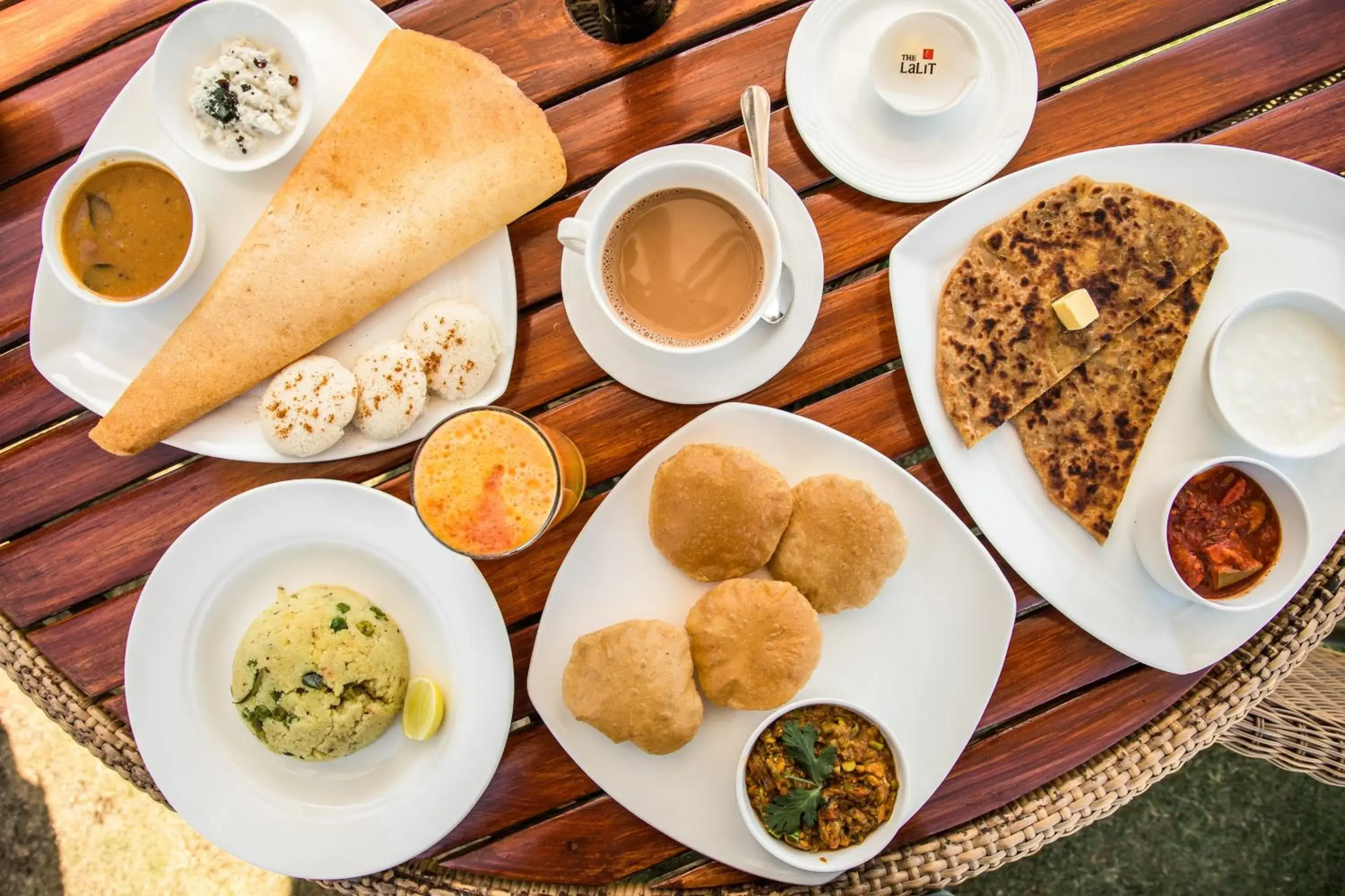 Breakfast in The Lalit Laxmi Vilas Palace Breakfast in The Lalit Laxmi Vilas Palace