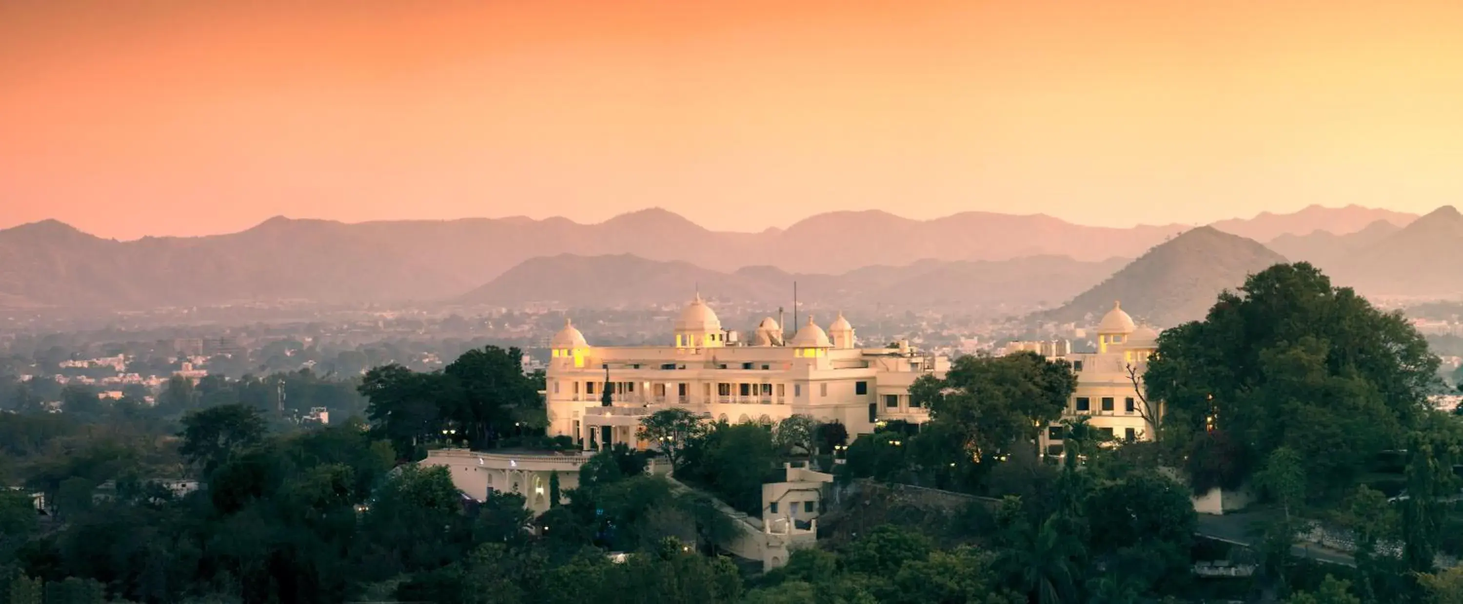 Bird's eye view in The Lalit Laxmi Vilas Palace Bird's eye view in The Lalit Laxmi Vilas Palace