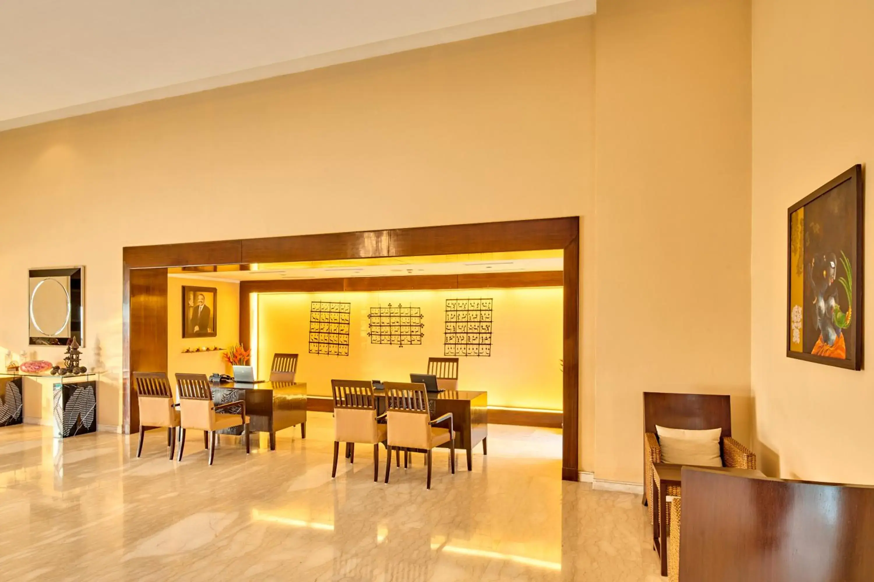 Lobby or reception in The Lalit Temple View Lobby or reception in The Lalit Temple View