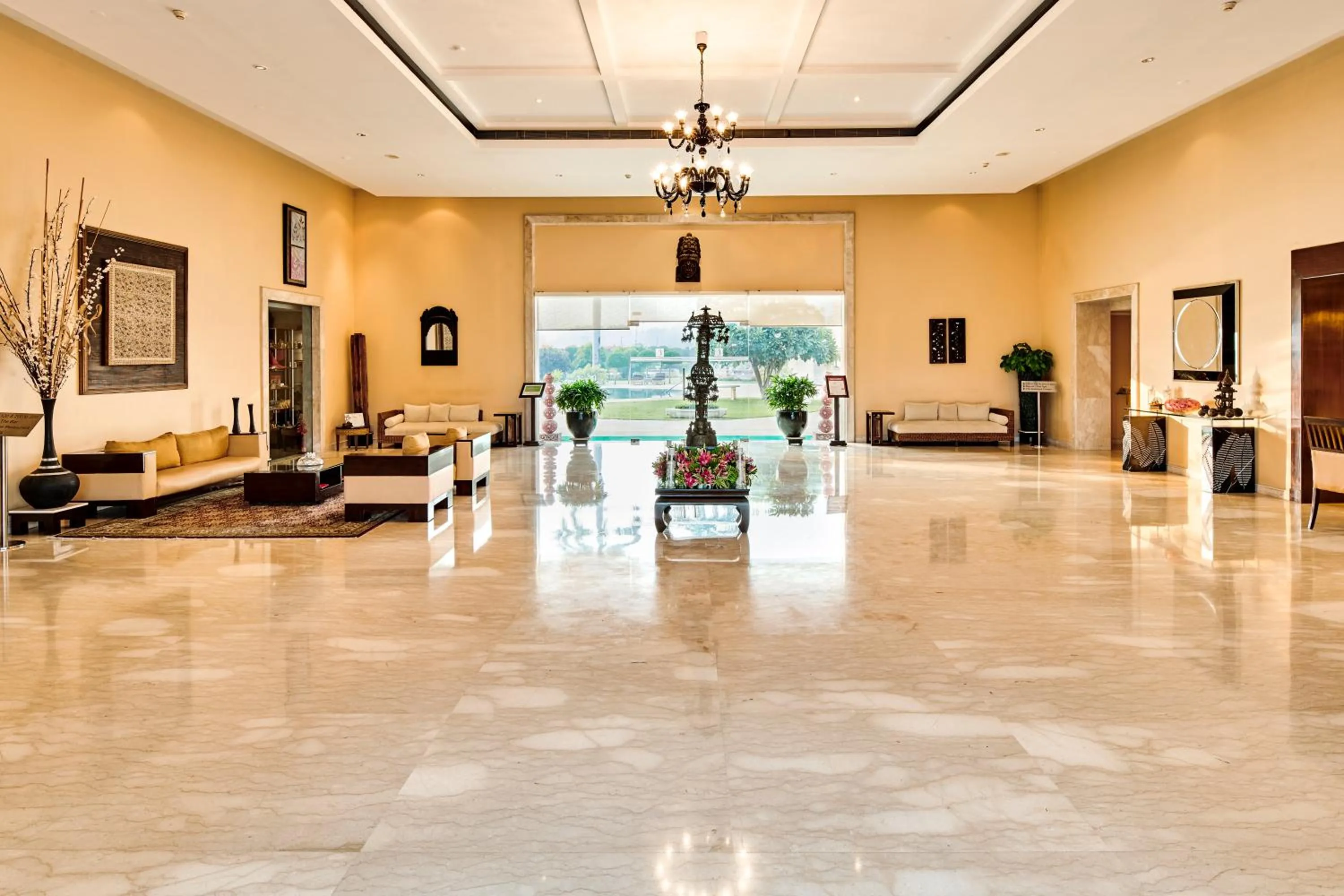 Lobby or reception in The Lalit Temple View