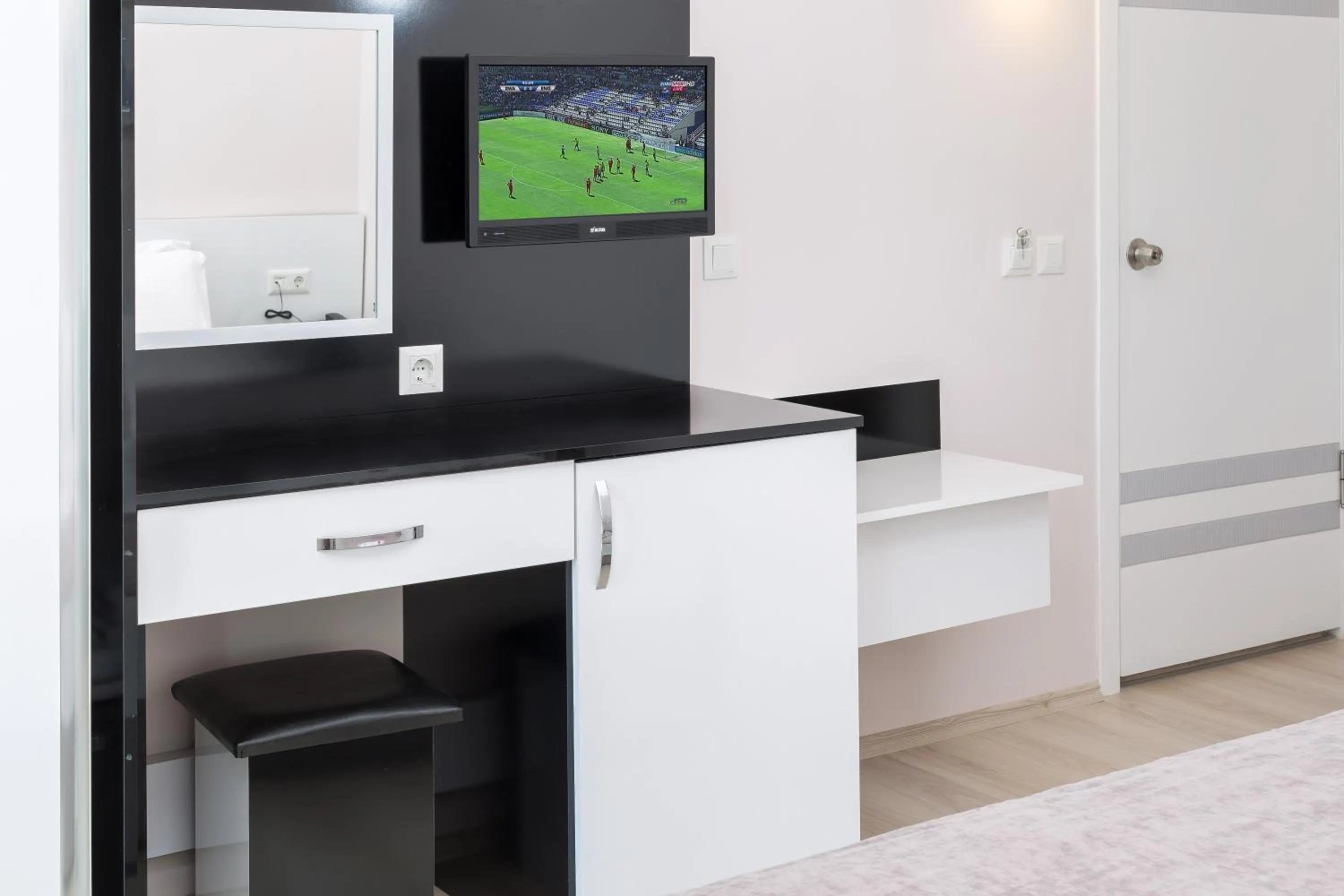 TV and multimedia, Bed in Habesos Hotel