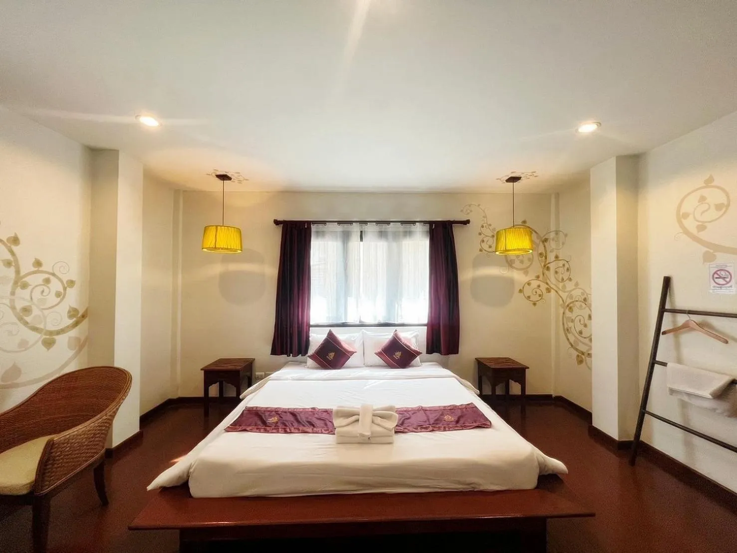 Bed in Thapae Boutique House