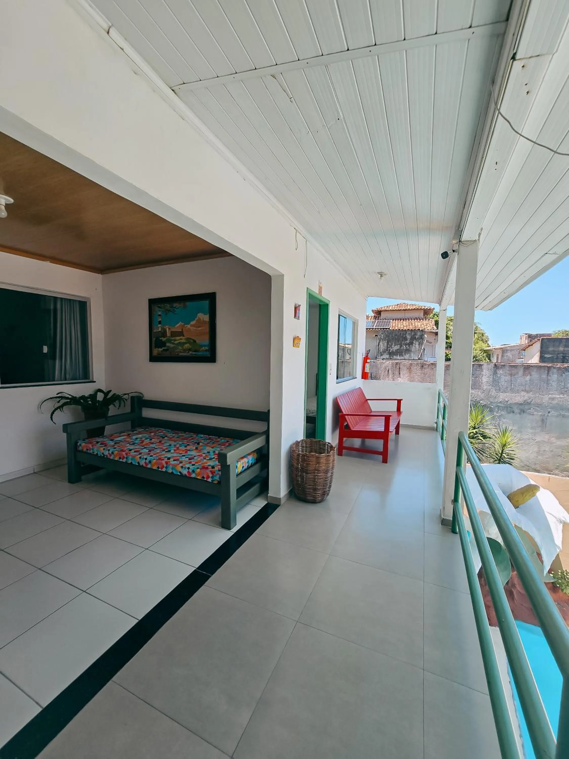 Seating area in Pousada Rio do Prado