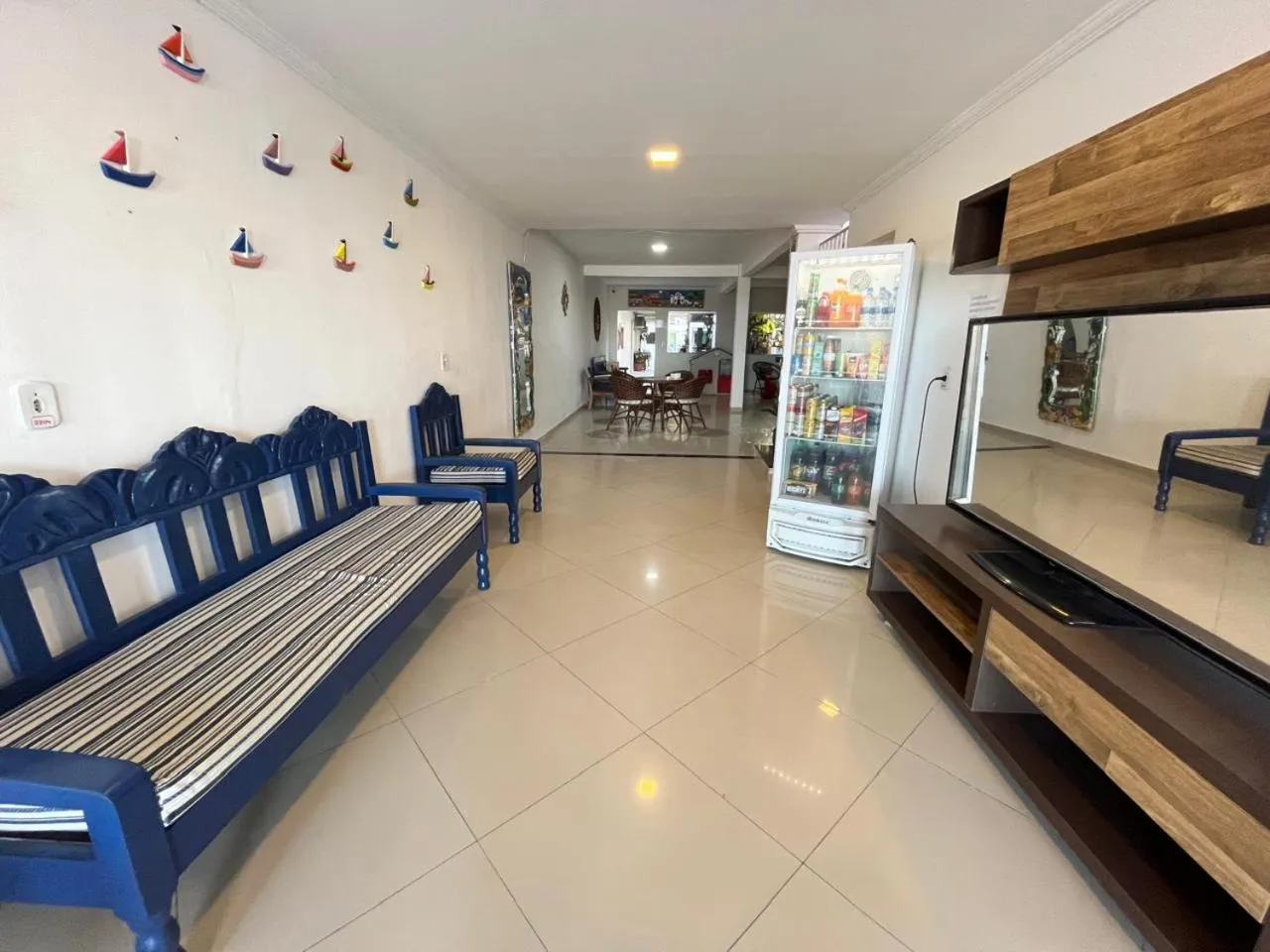 Living room in Pousada Rio do Prado