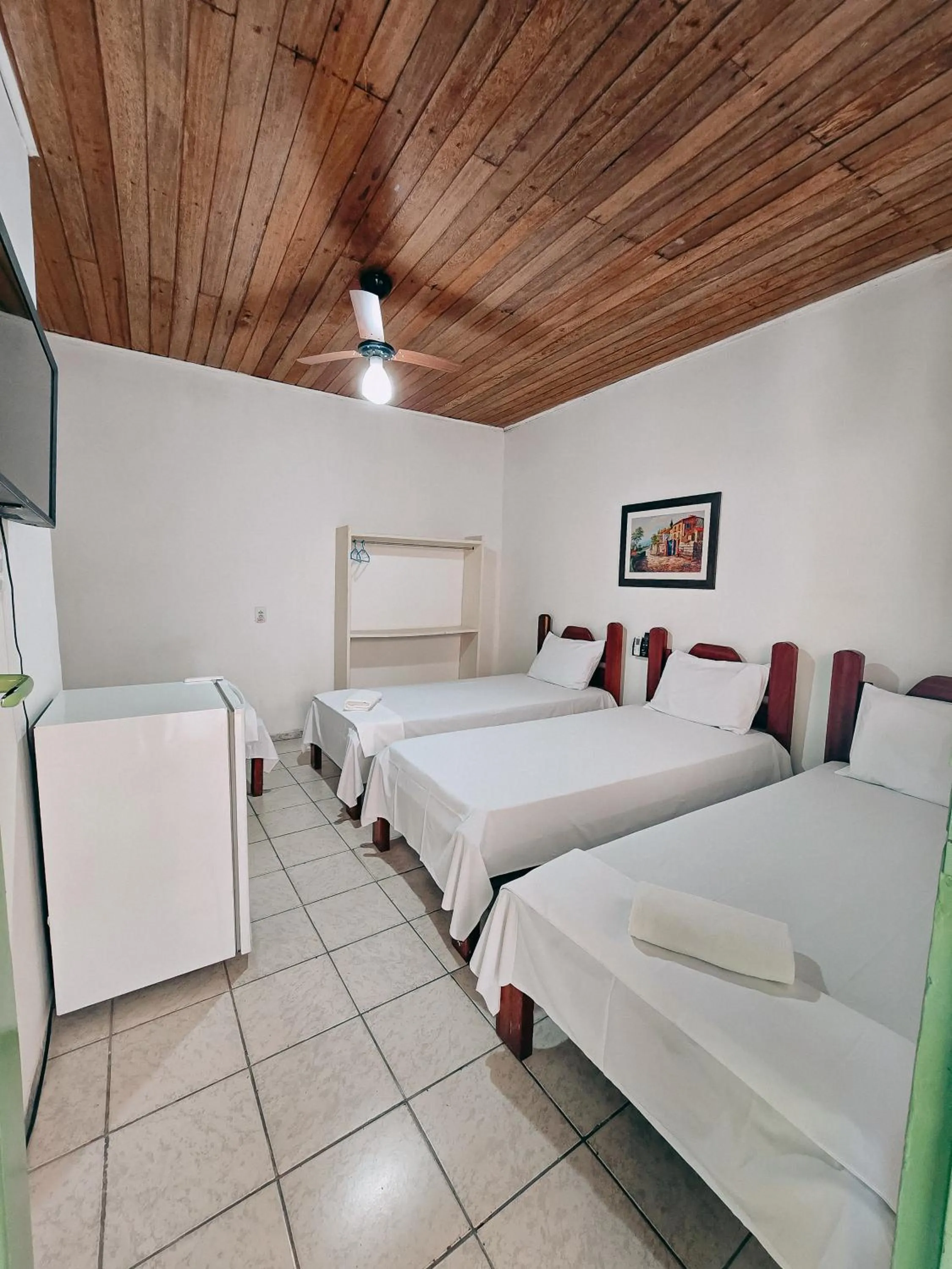 Bedroom, Bed in Pousada Rio do Prado