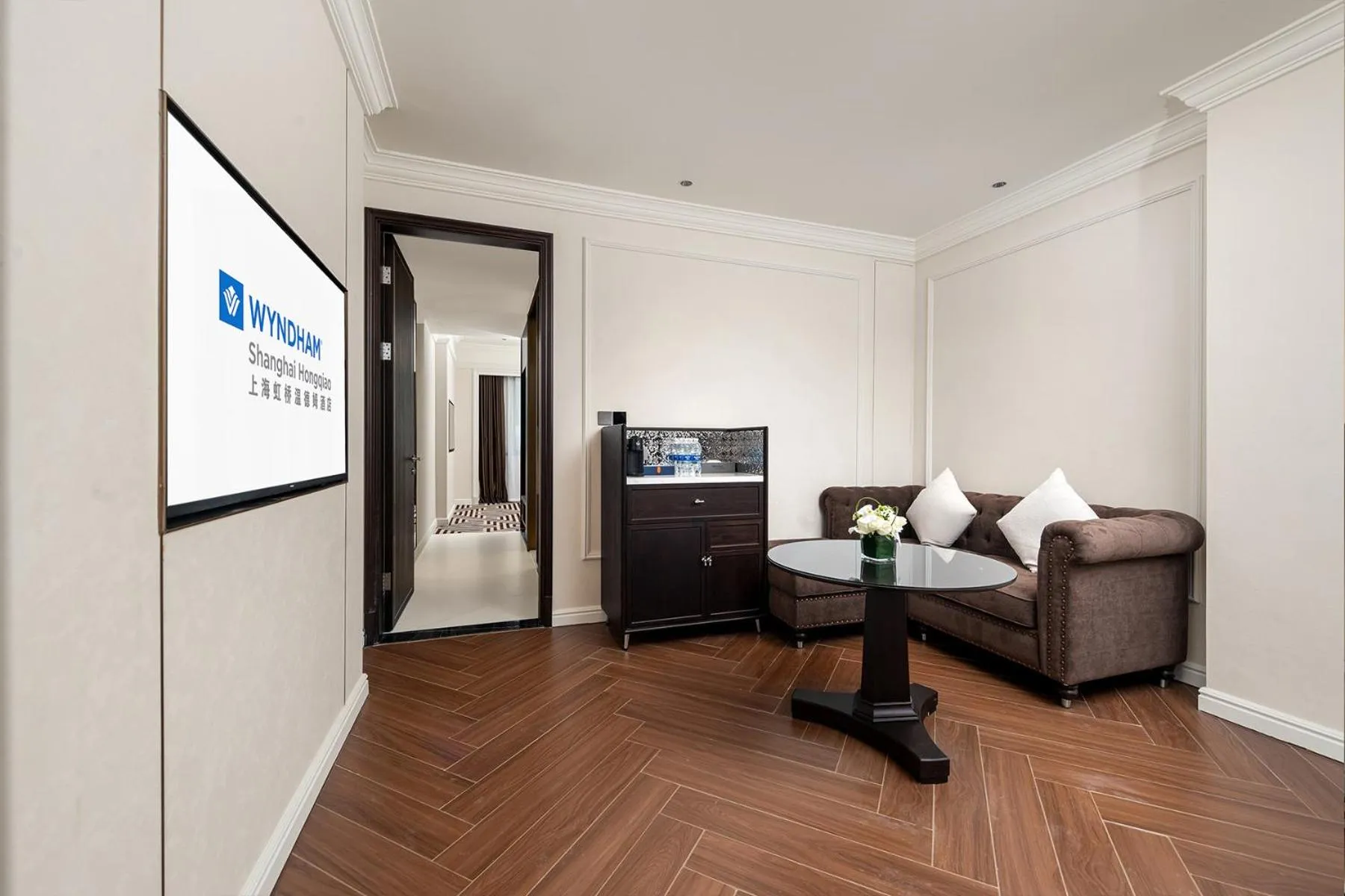 Living room in Wyndham Shanghai Hongqiao-Near NECC