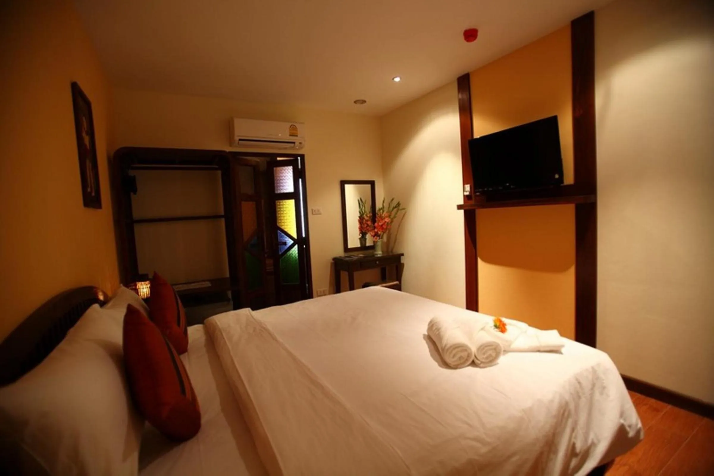 Bed in Chiang Mai Boutique House