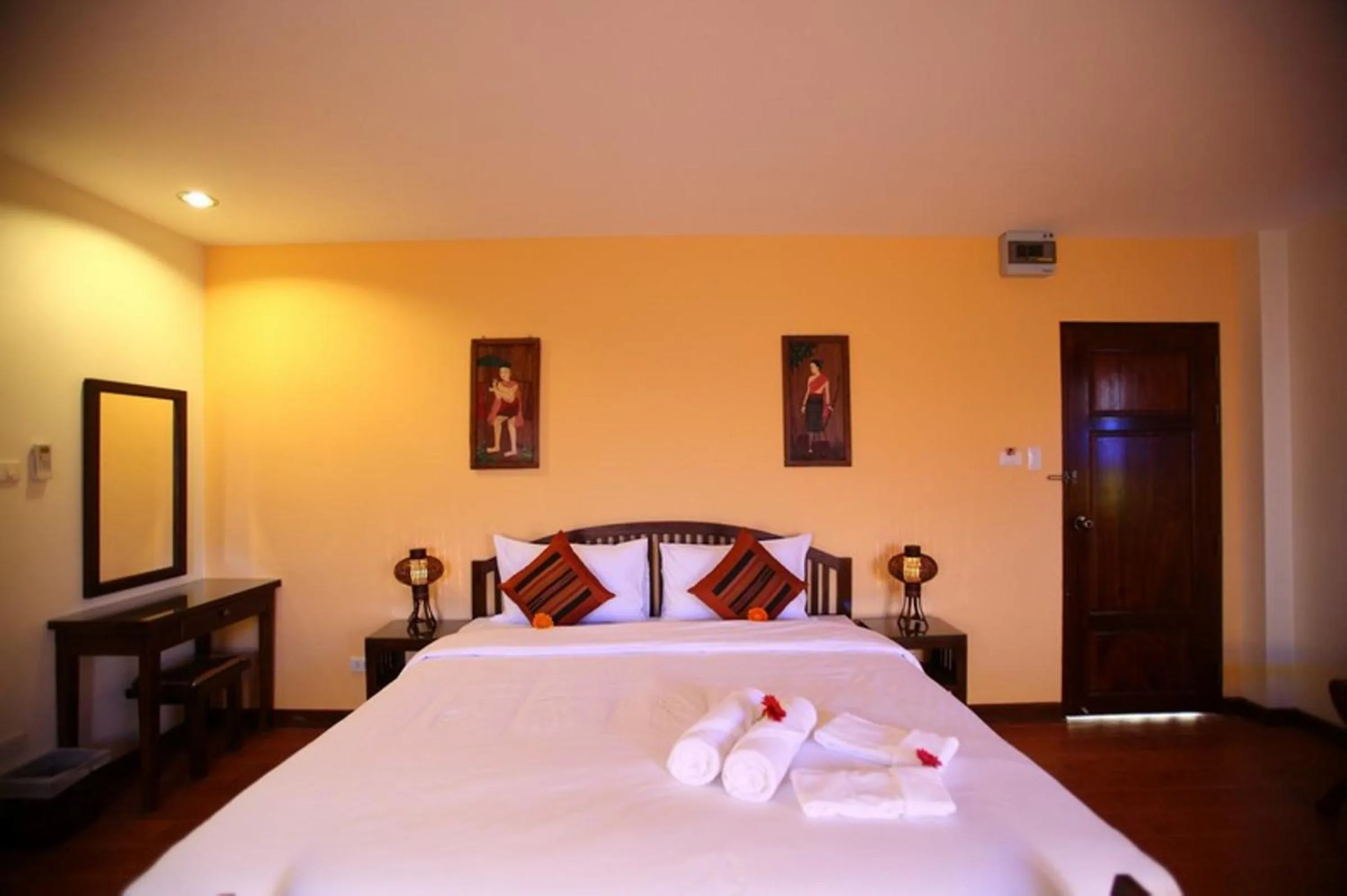 Bed in Chiang Mai Boutique House