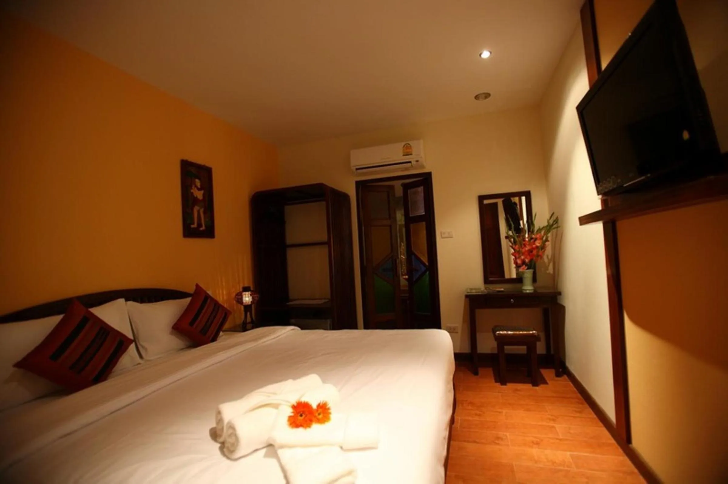 Bed in Chiang Mai Boutique House