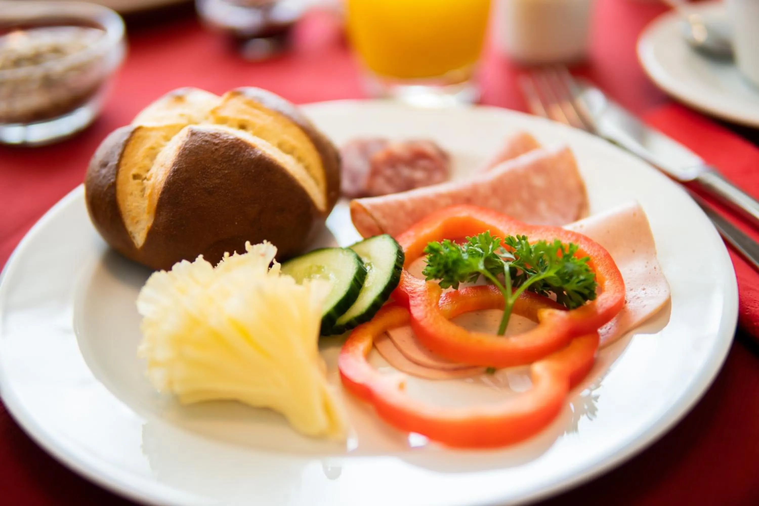 Breakfast in Pension Haas-Hotel am Turm