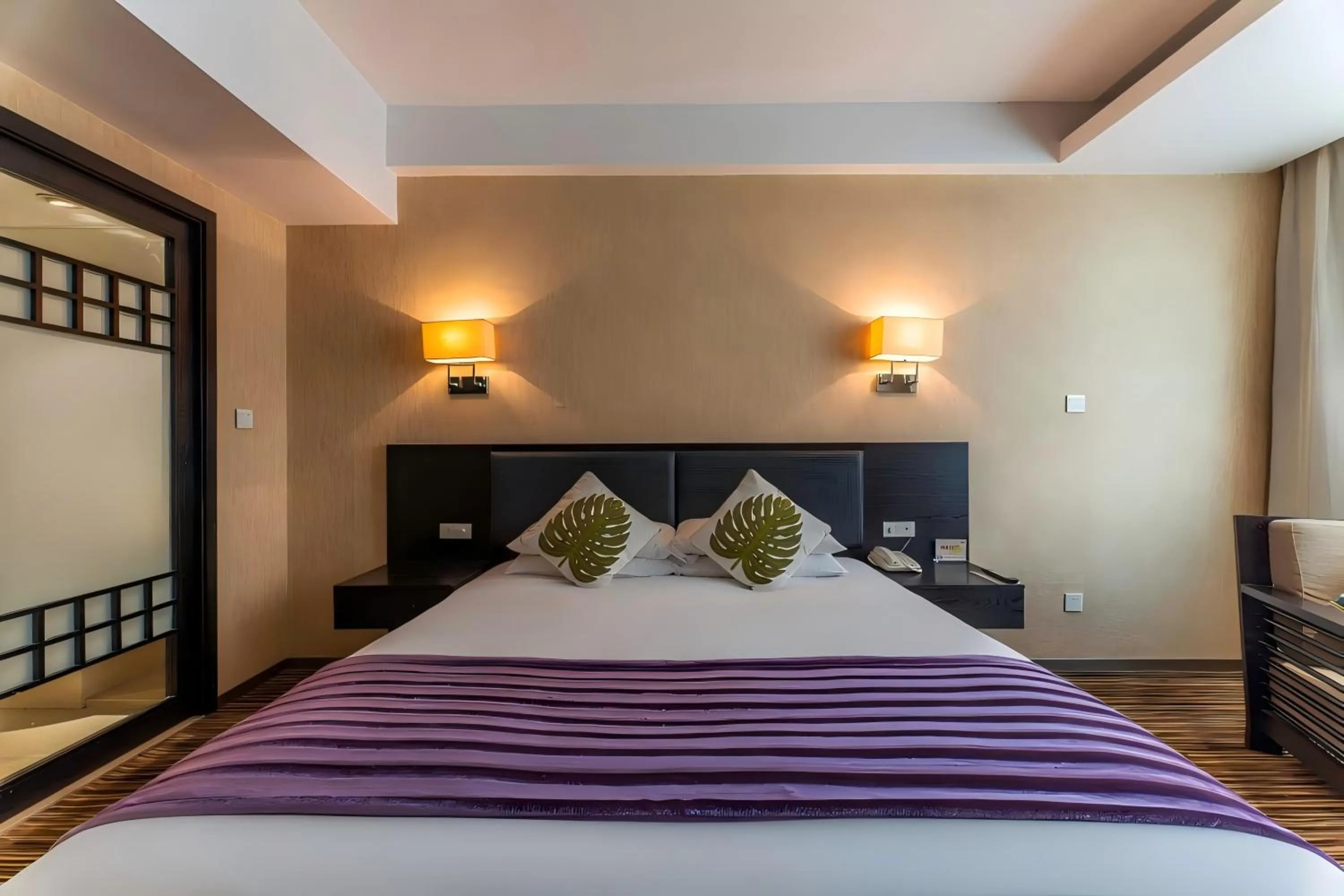 Bed in SSAW Boutique Hotel Nanchang Bayi Square