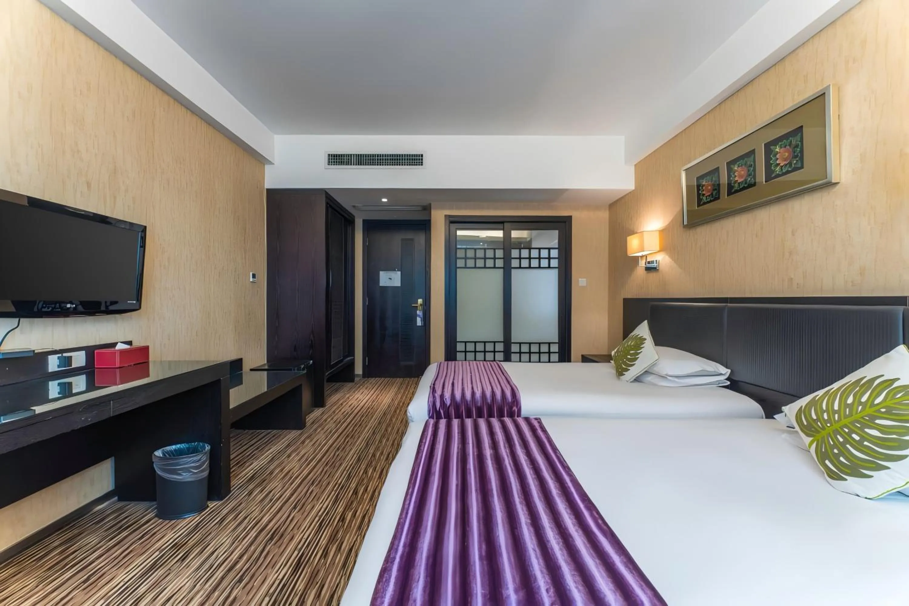 Bed in SSAW Boutique Hotel Nanchang Bayi Square