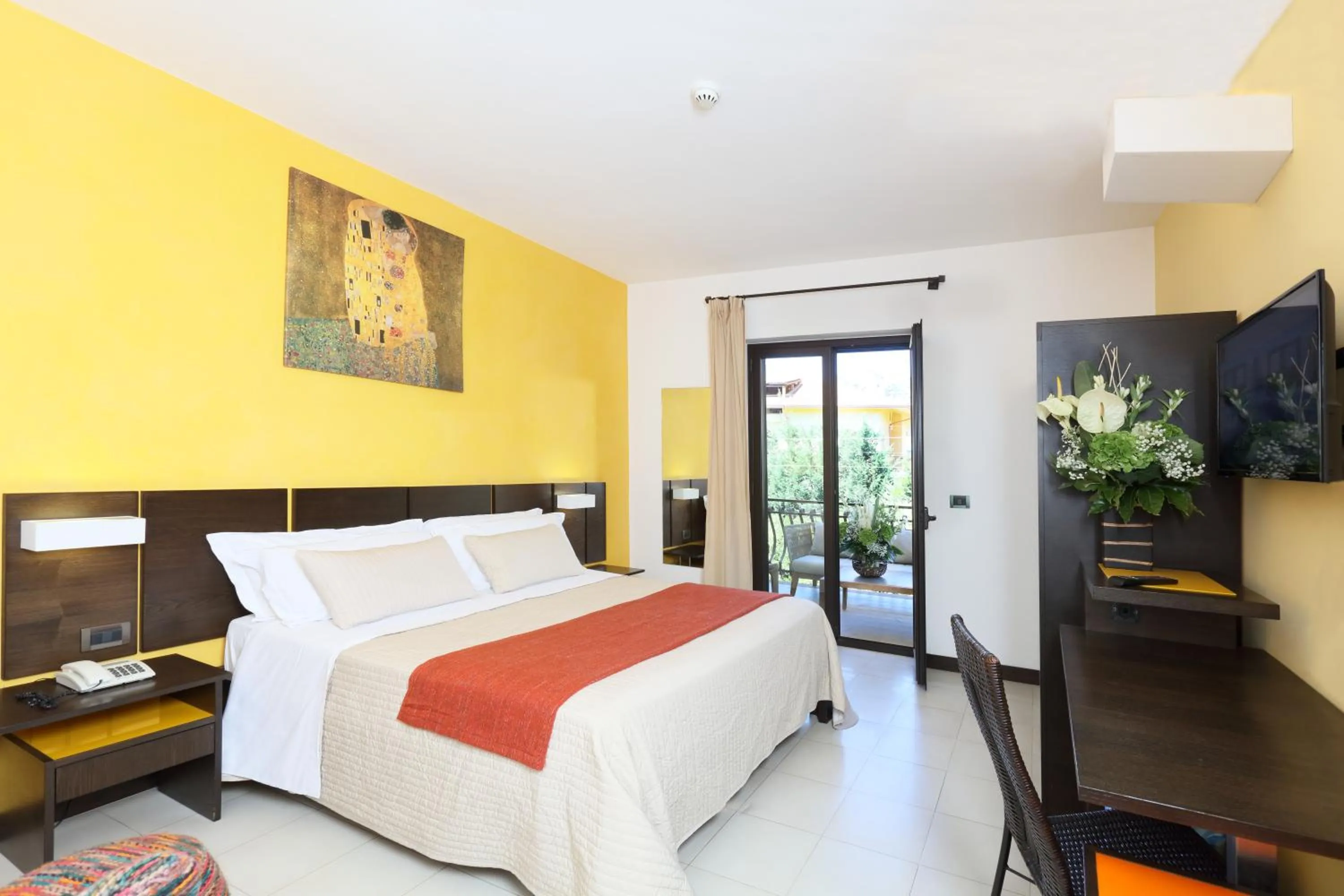 Garden view, Bed in Hotel San Giovanni