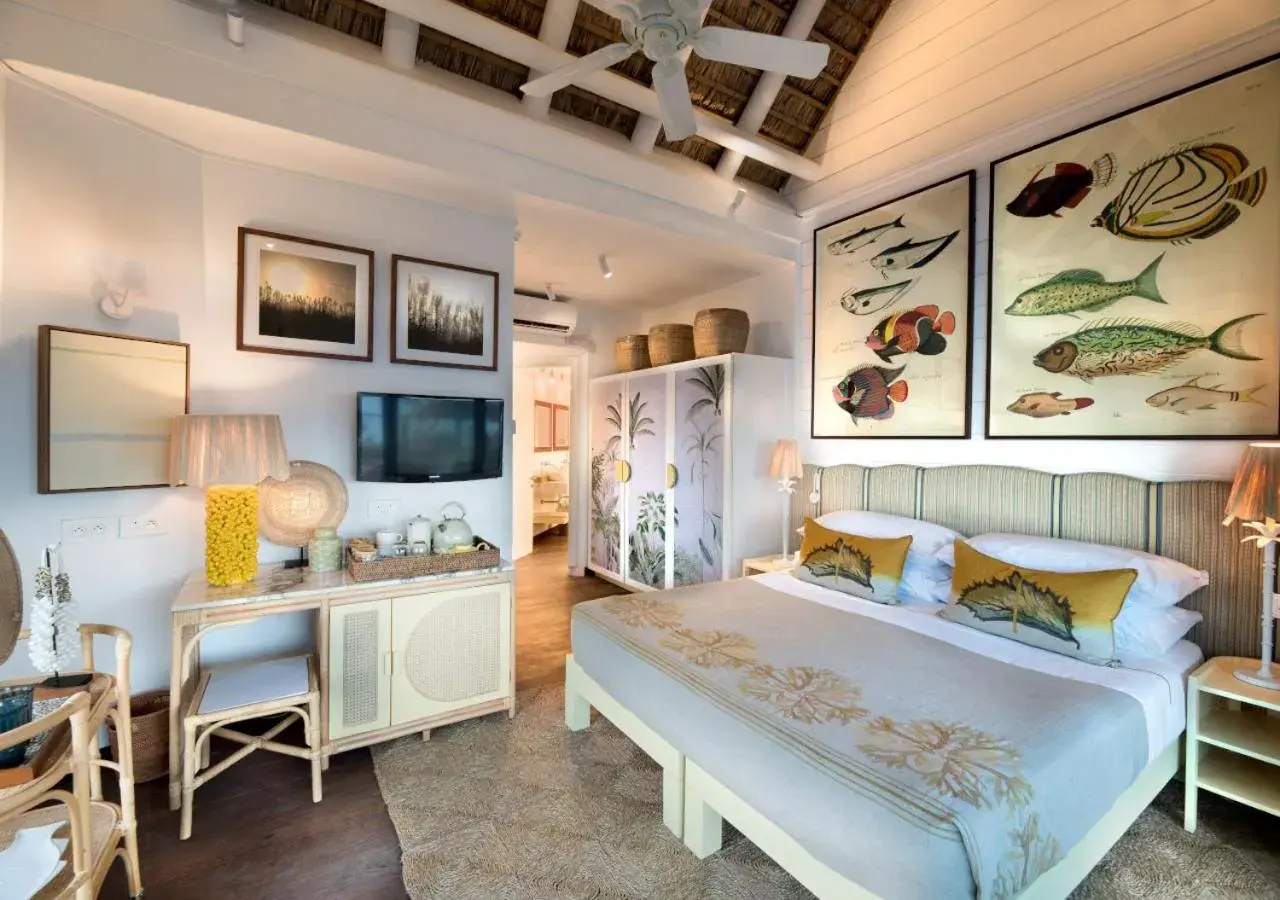 Bedroom, Bed in La Maison d'Eté Hotel by NEWMARK Bedroom, Bed in La Maison d'Eté Hotel by NEWMARK