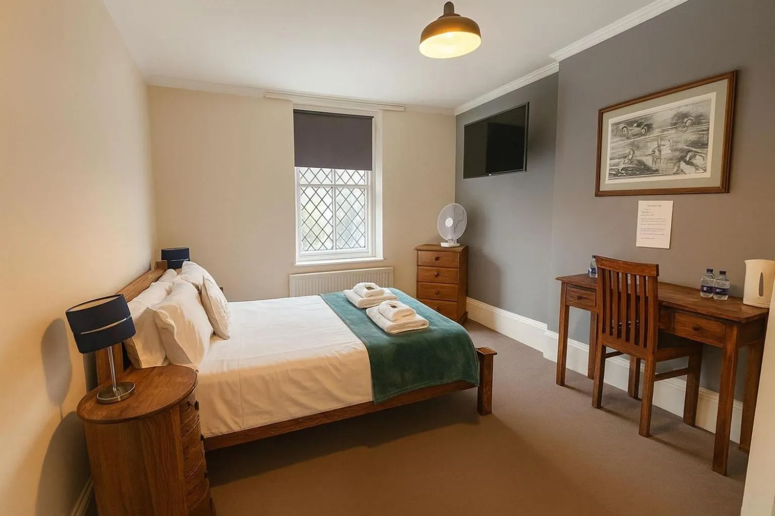 Bed in The Dolphin Hotel