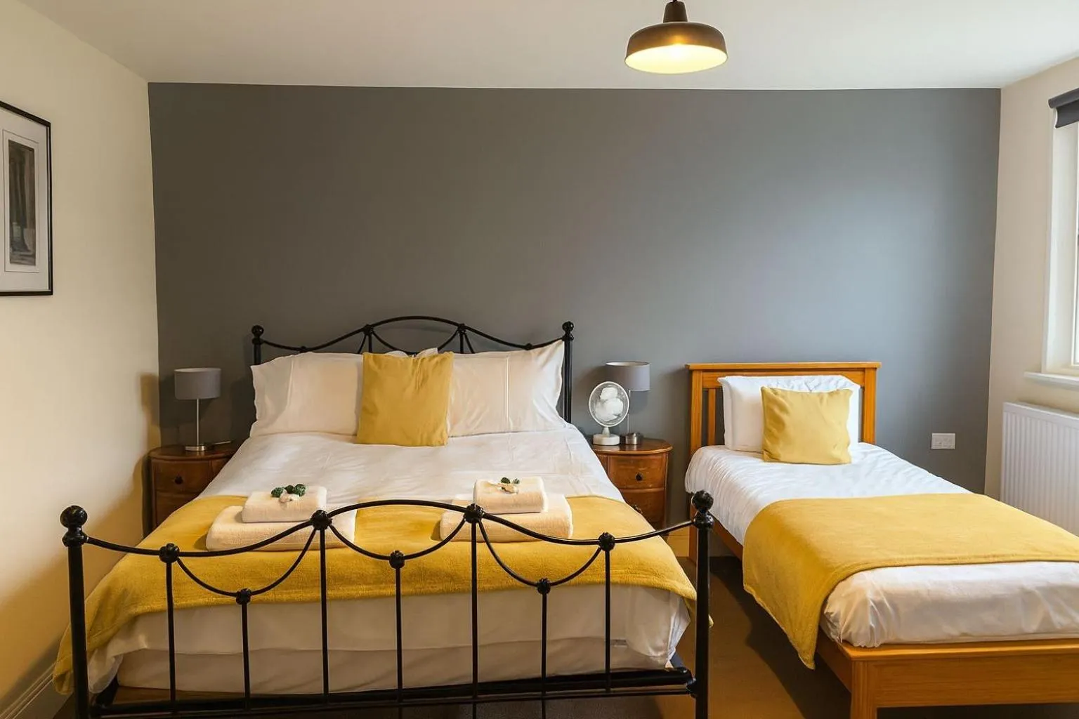 Bed in The Dolphin Hotel