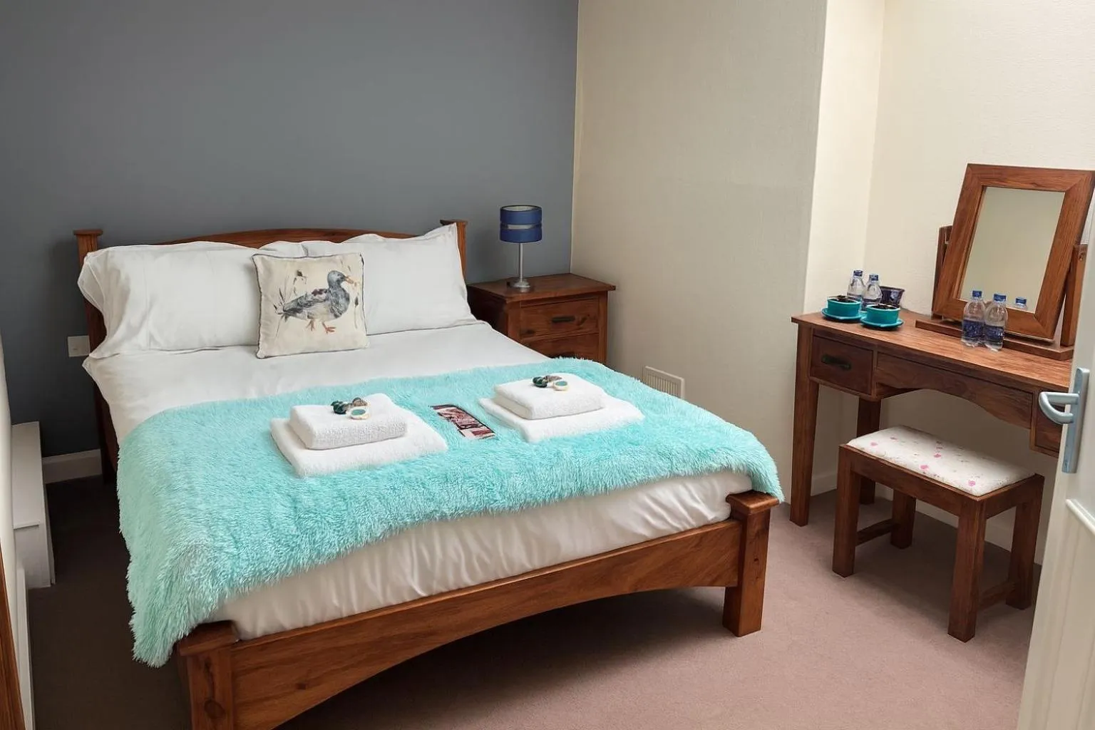 Bed in The Dolphin Hotel