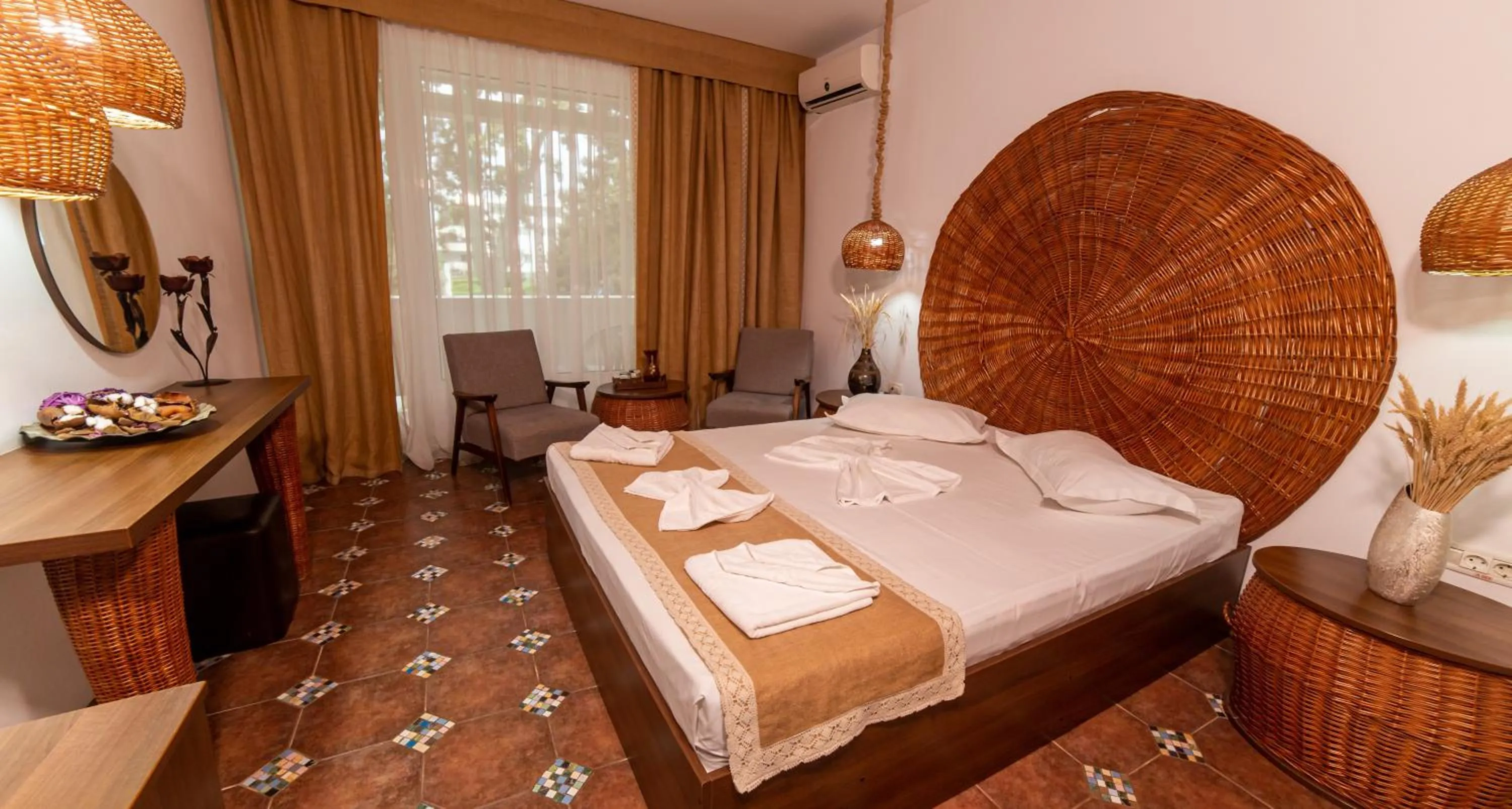 Bed in Hotel 2D Resort and Spa