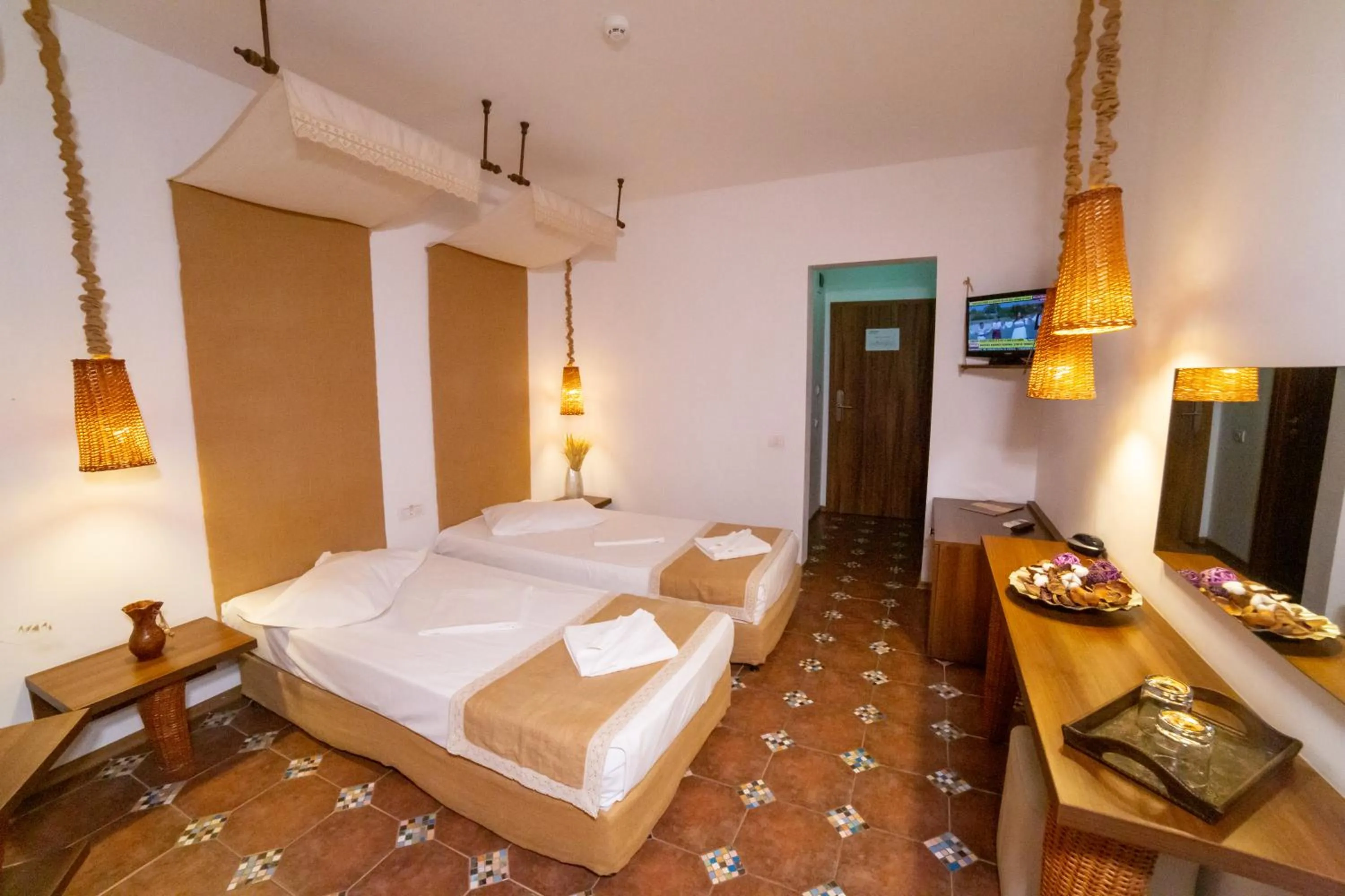 Bed in Hotel 2D Resort and Spa