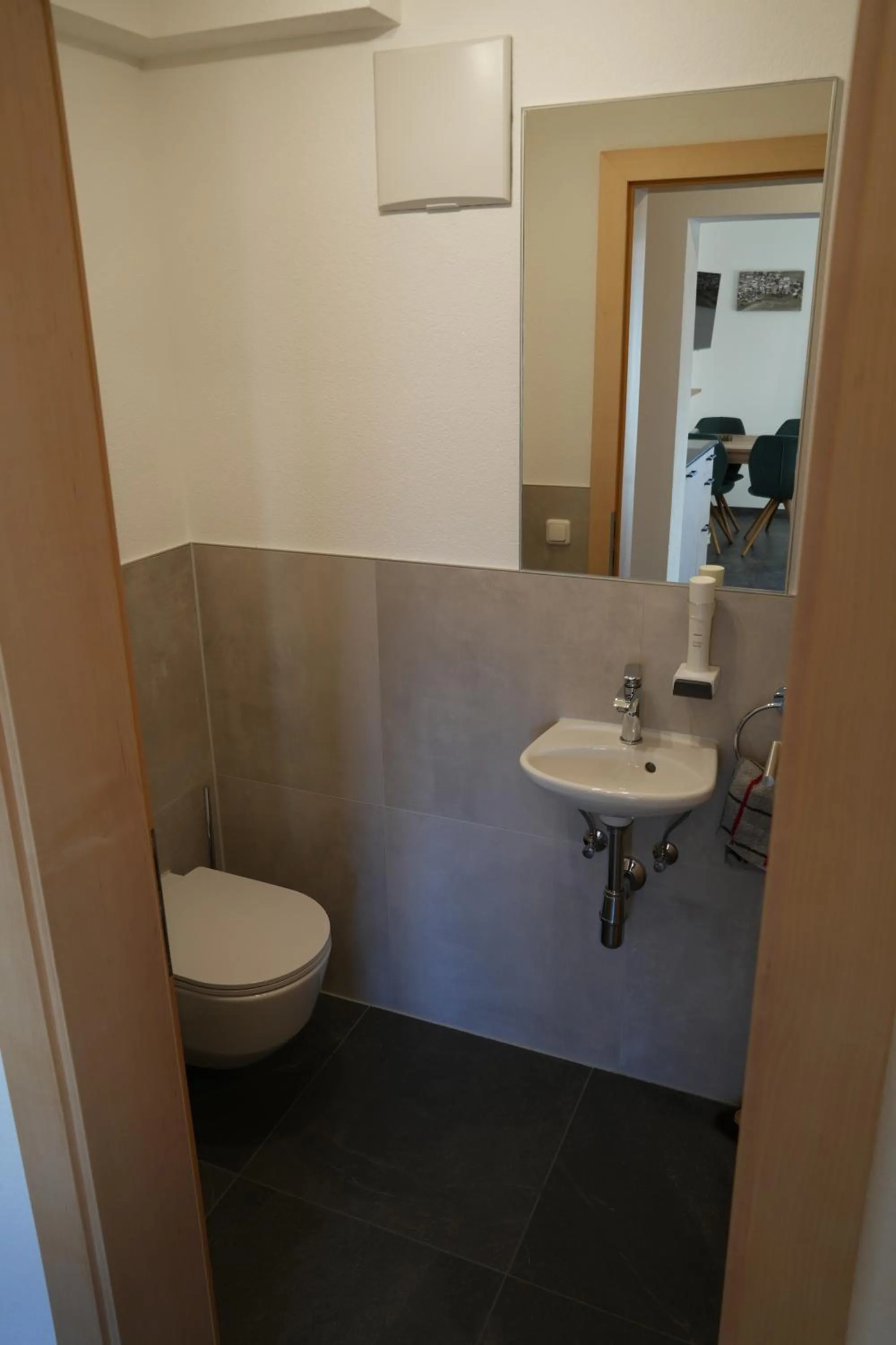 Toilet in Ferienhaus Mott