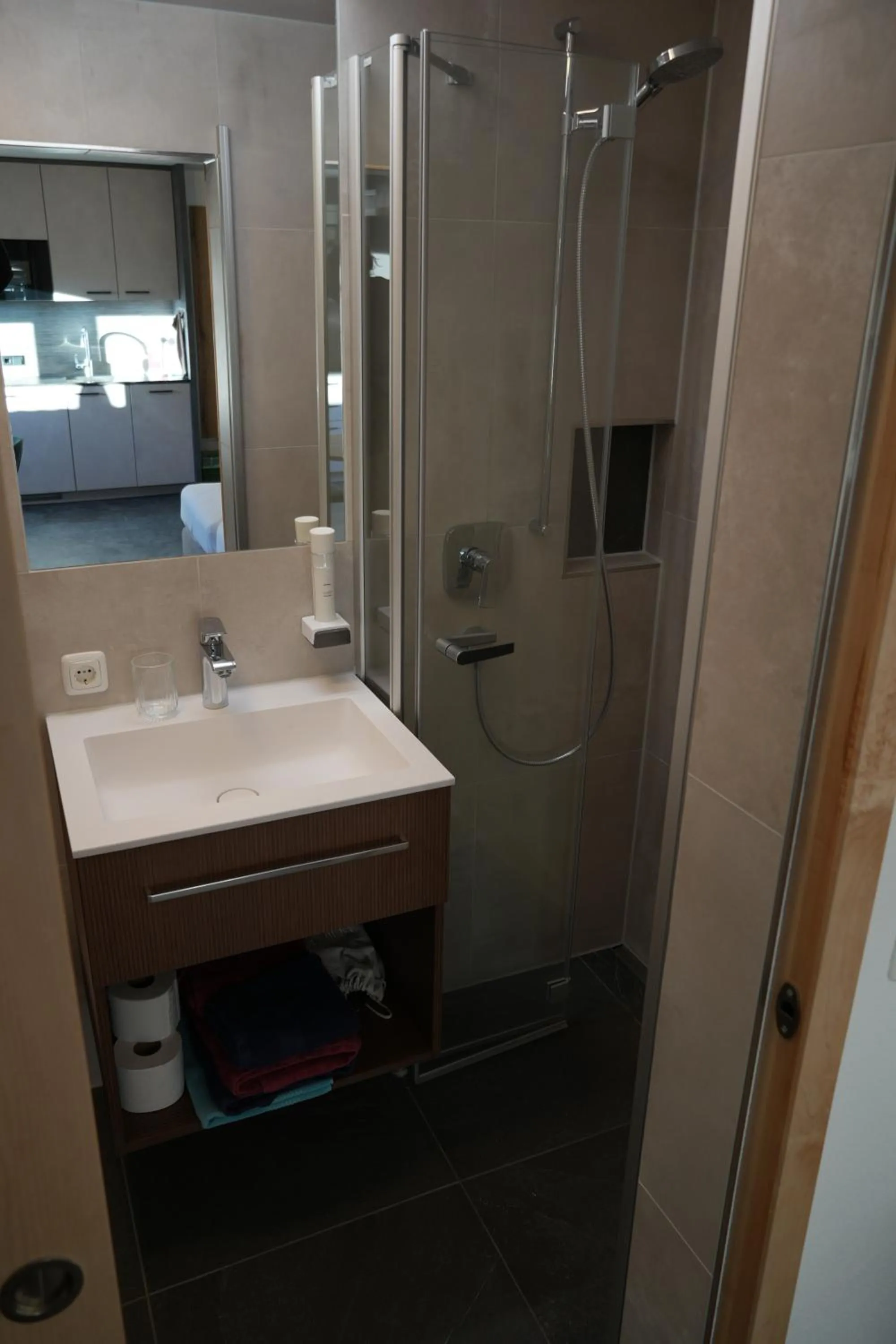 Bathroom in Ferienhaus Mott