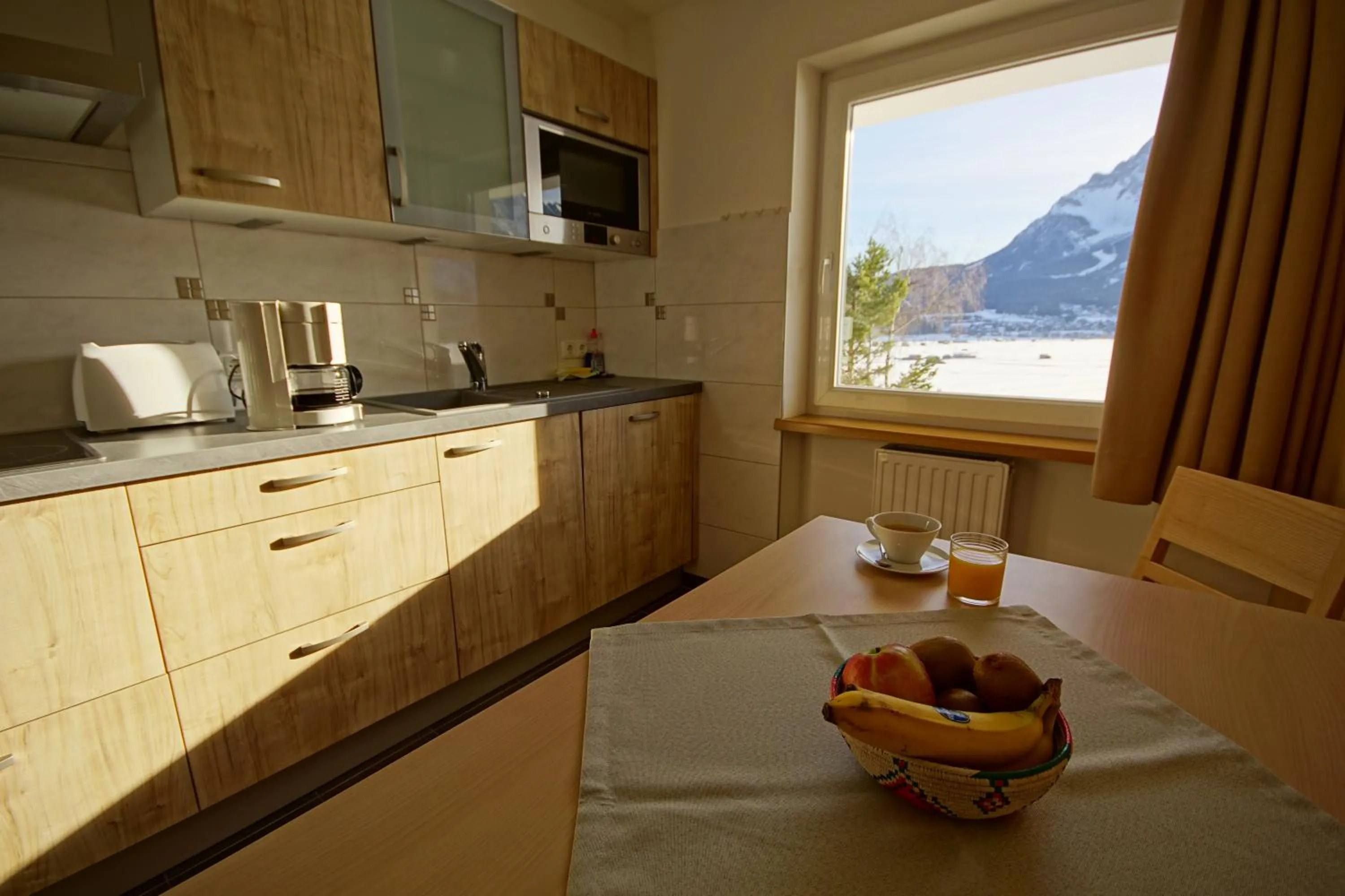 Kitchen or kitchenette in Ferienhaus Mott