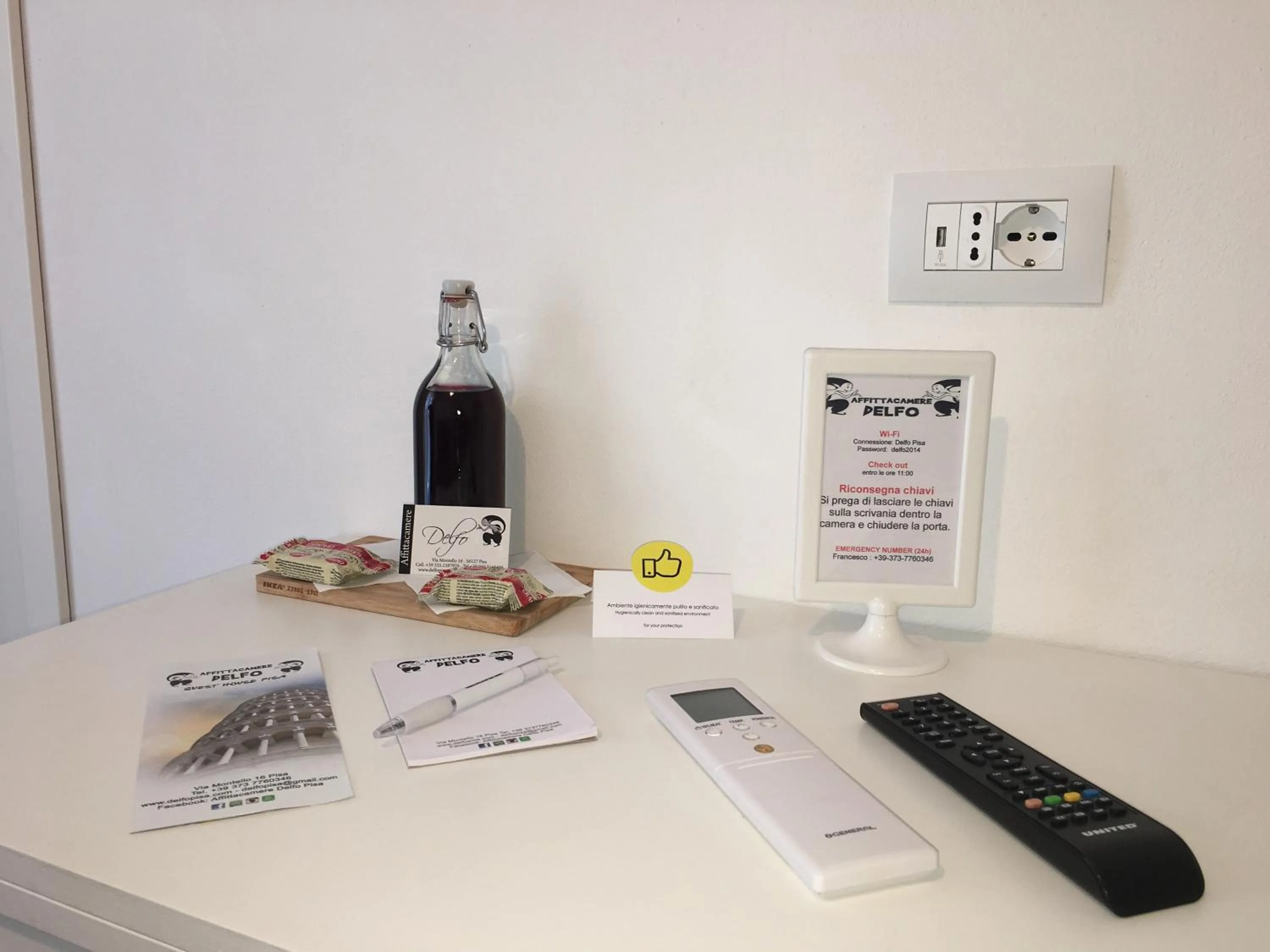 Area and facilities in Affittacamere Delfo