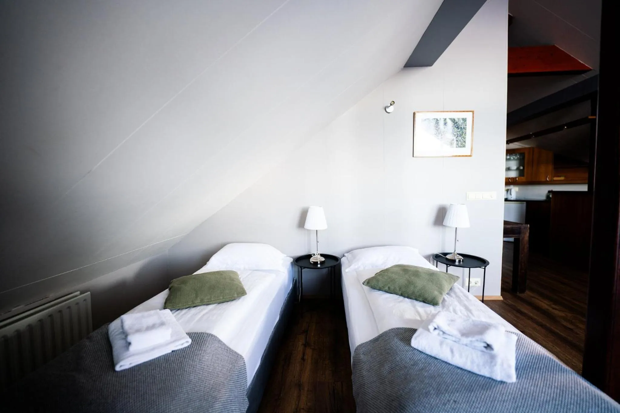 Bedroom, Bed in Hotel Hafnarfjall