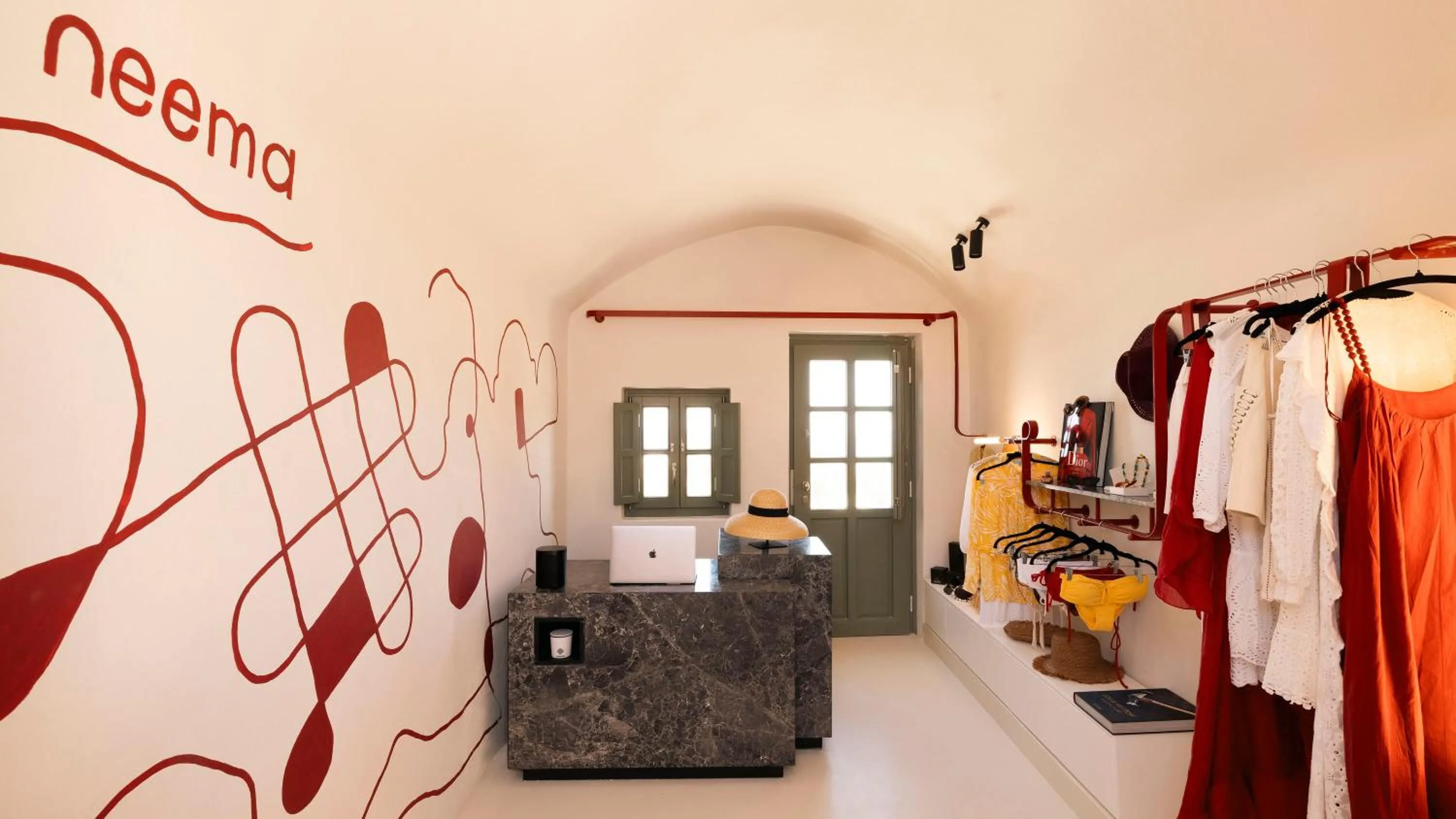 On-site shops in Neema Maison Finikia Santorini