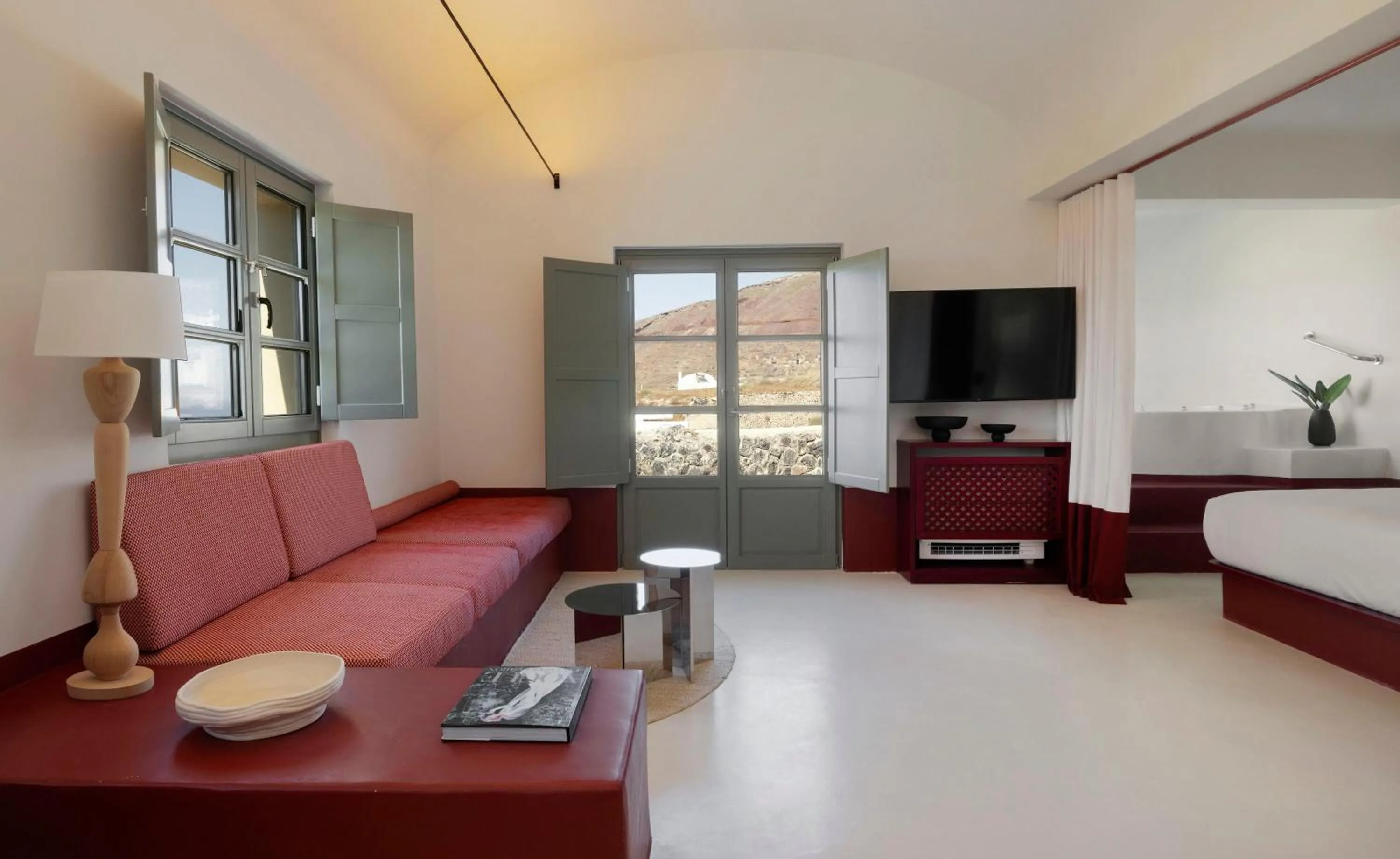 Seating area in Neema Maison Finikia Santorini