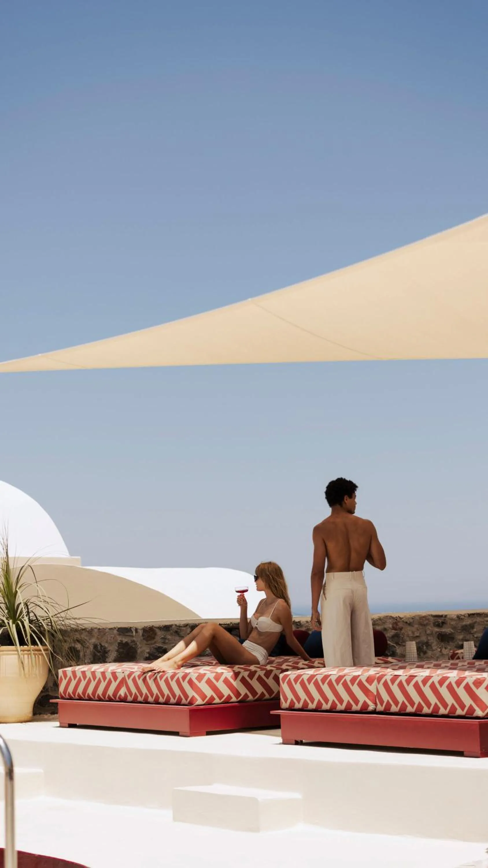 Swimming pool in Neema Maison Finikia Santorini