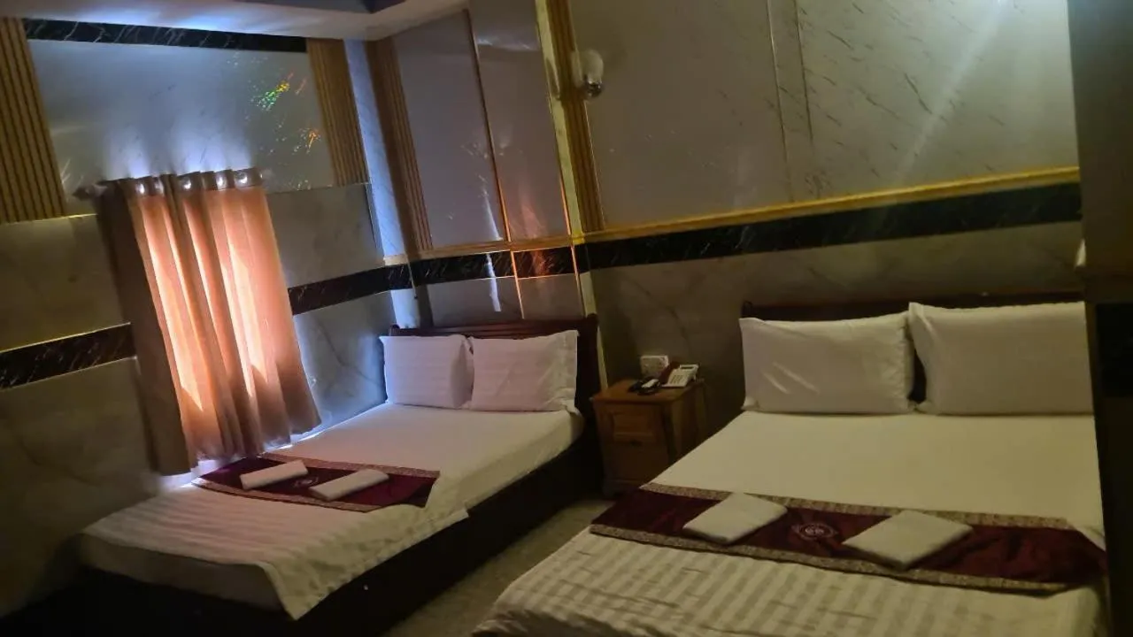 Bed in HONG CUC Hotel